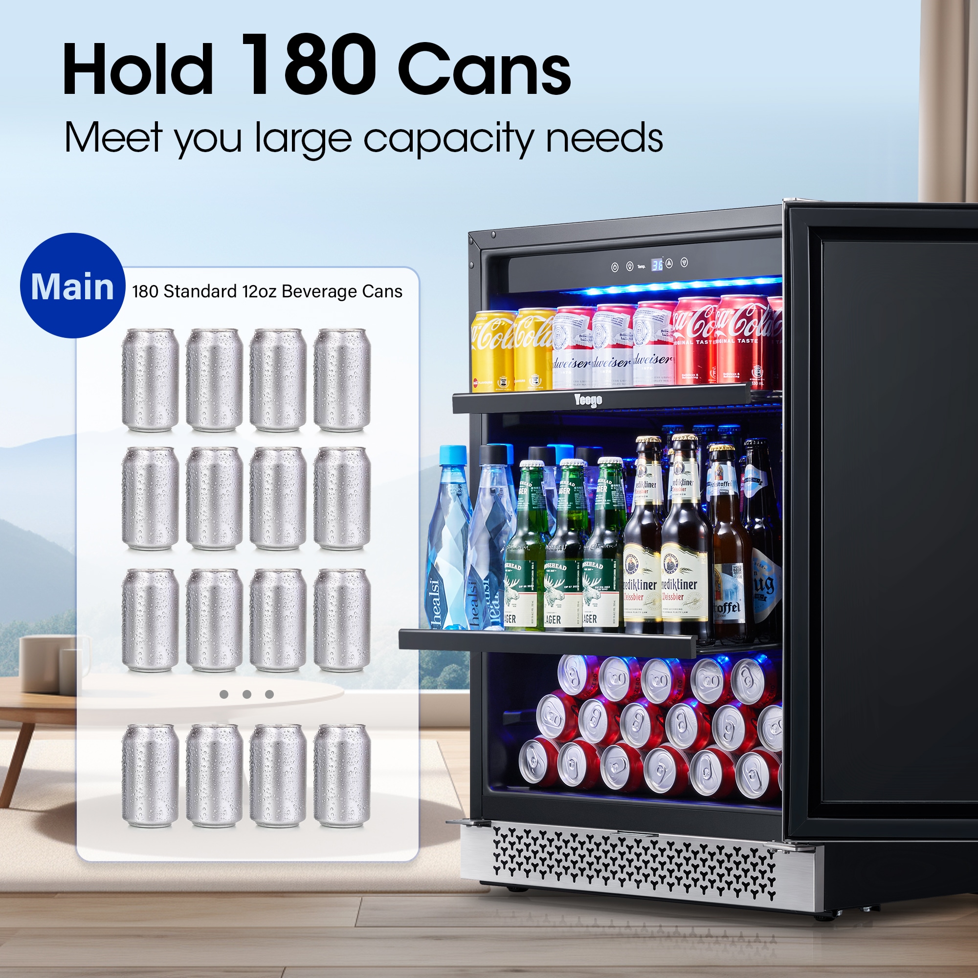 Yeego YEG-BS24-LS Beverage-Dispensers - View #2