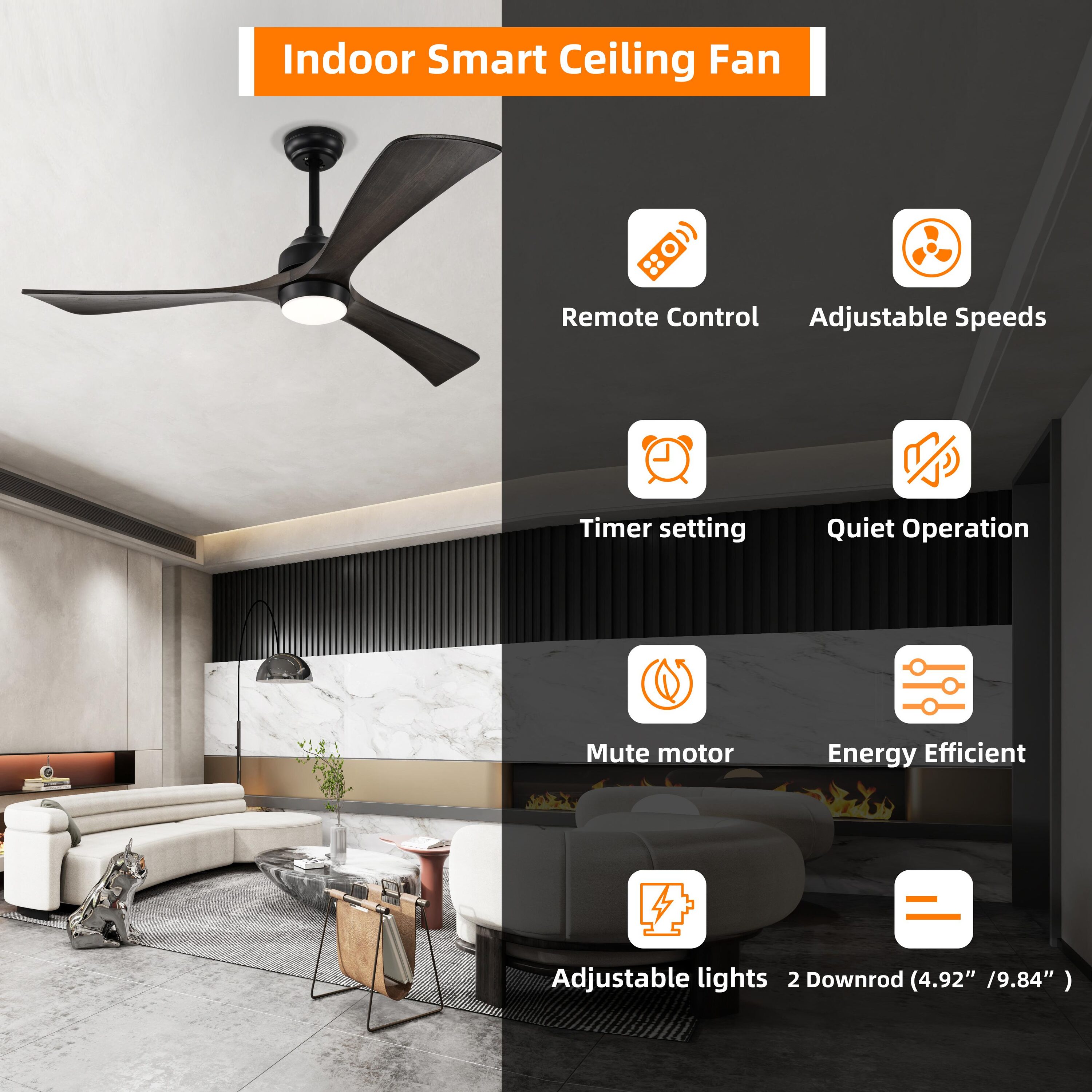 Bayfeve BFHM-22611-CF Ceiling-Fans - View #5