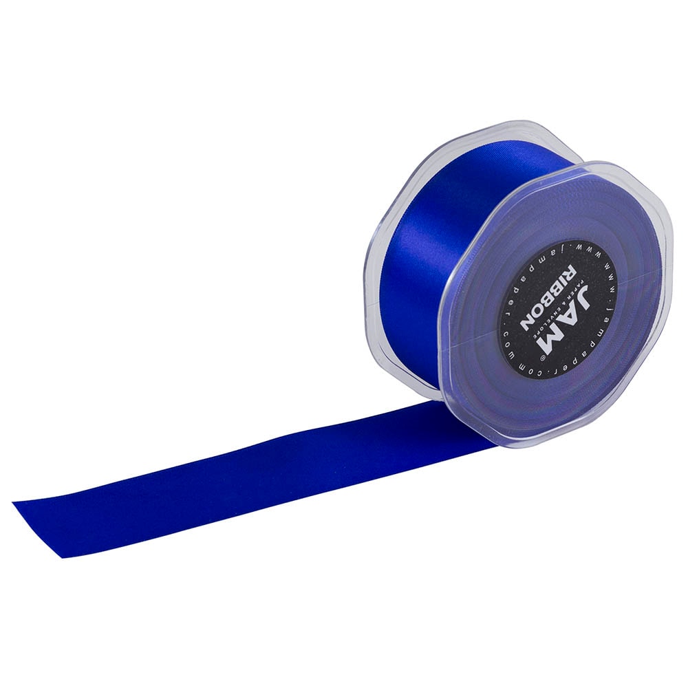 JAM Paper 75-ft L x 0.1-in W Royal Blue Ribbon in the Decorative Bows &  Ribbon department at