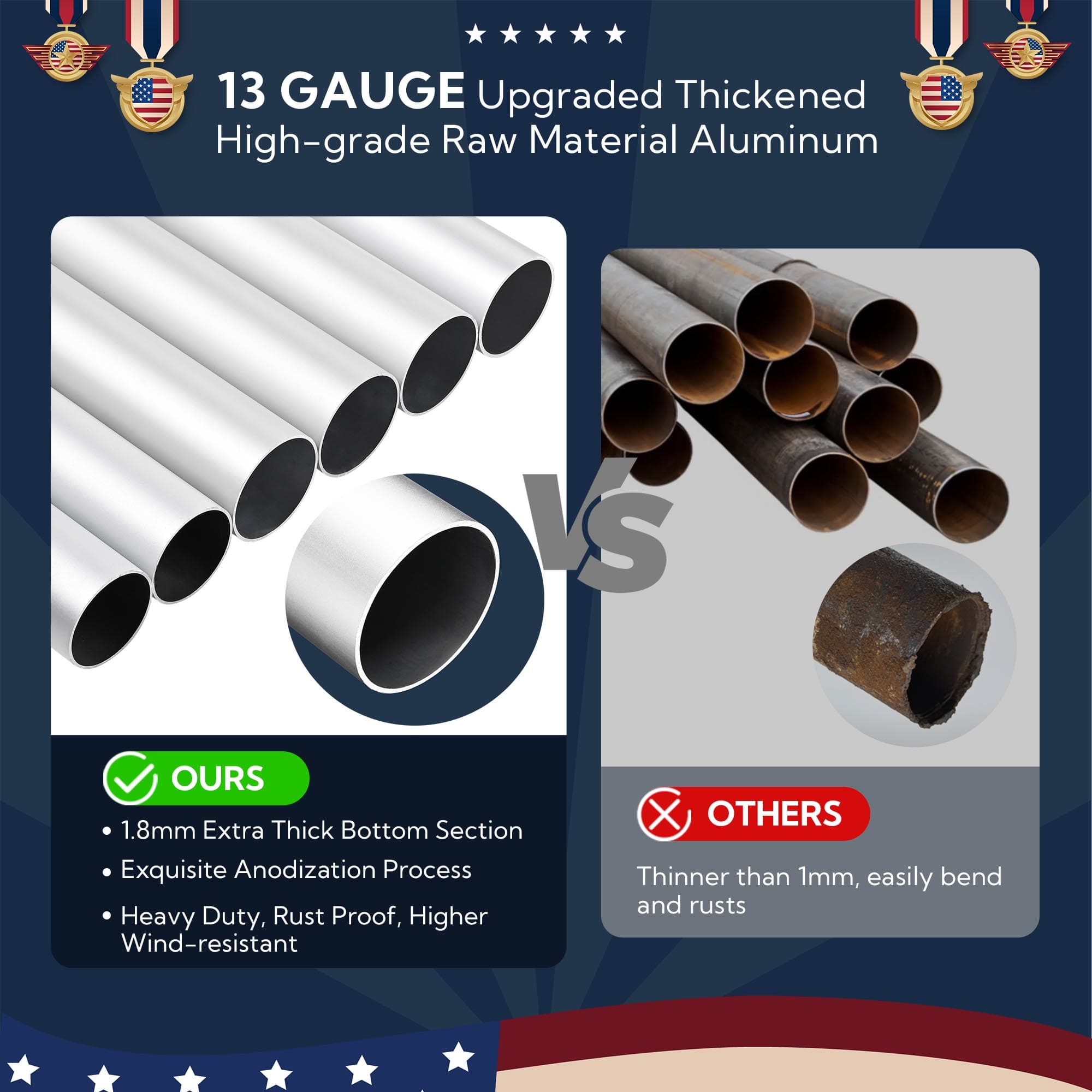 Yescom 22FLP021-30S18-11-LO Flag-Poles - View #3