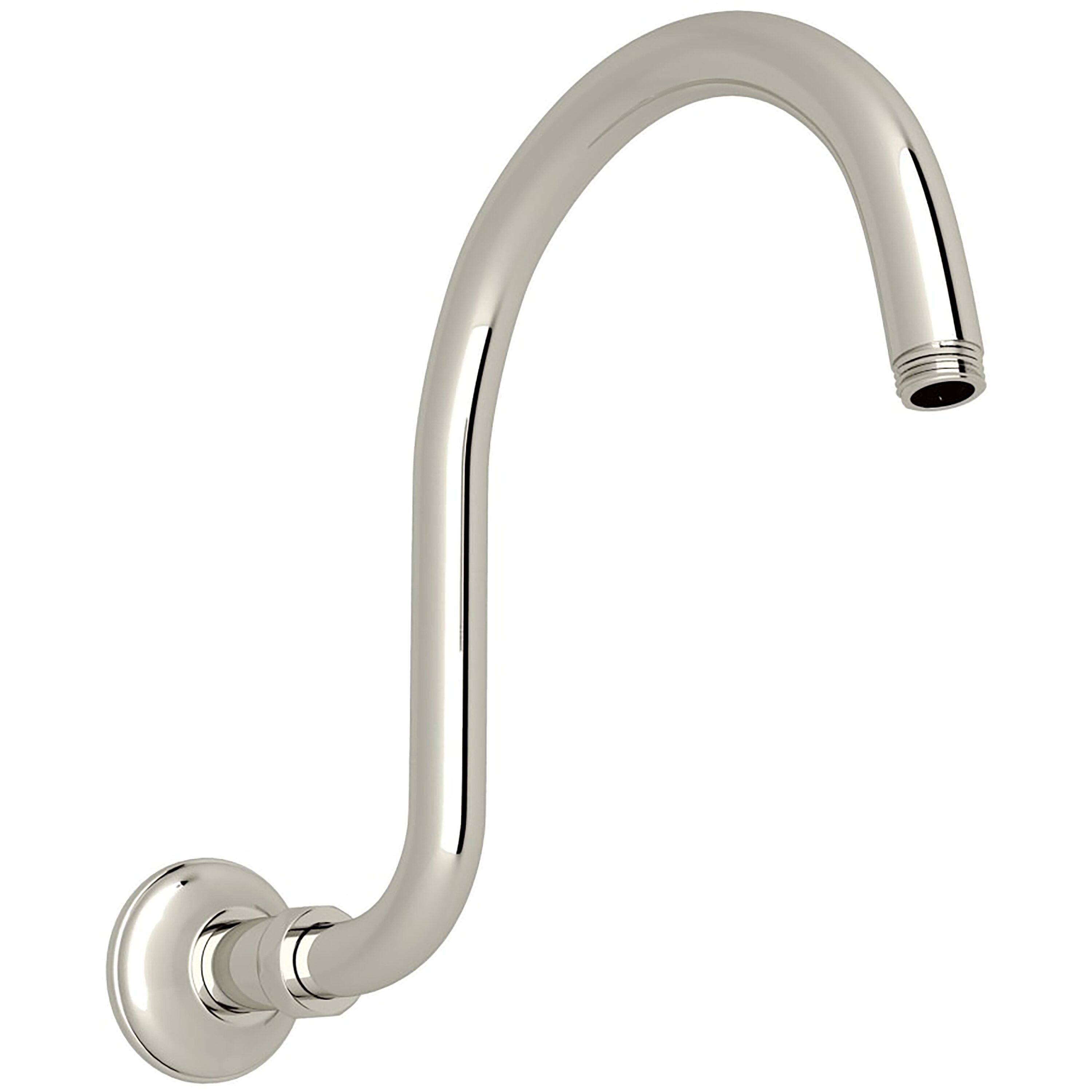 Rohl 1475/12PN Polished Nickel 8-in Universal Shower Shower arm 1.5-in -ID