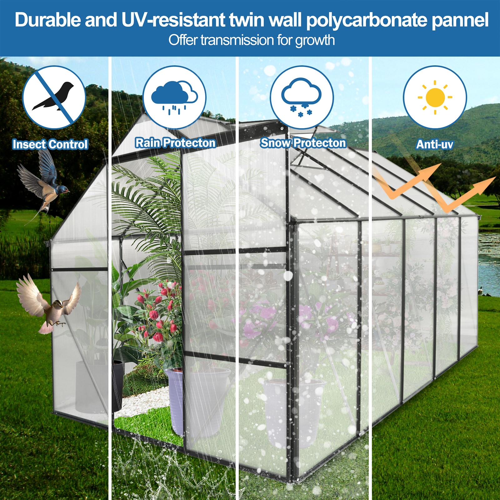 Mondawe MD-WWC00006 greenhouses - View #3