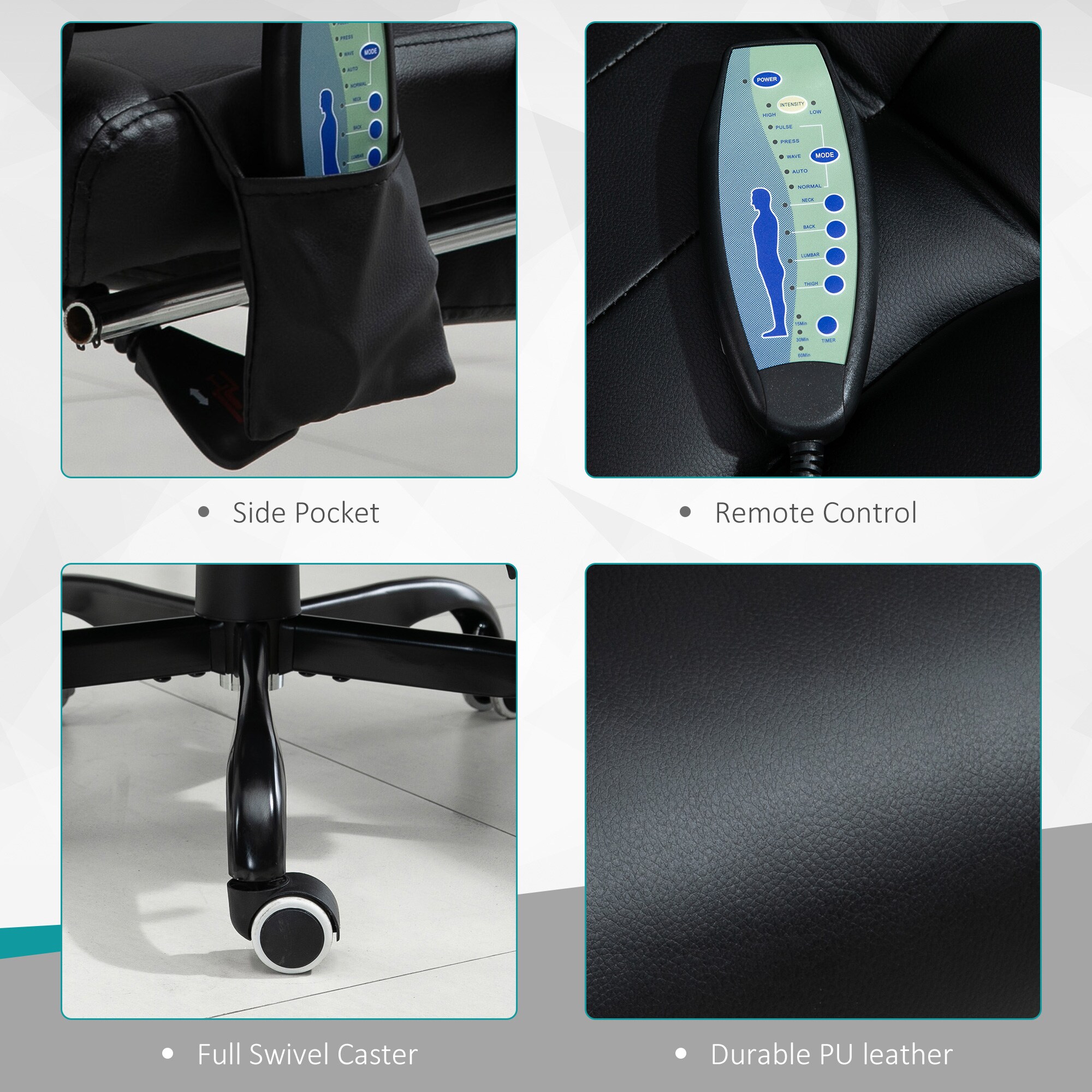 Vinsetto 921-342V81BK Office-Chairs - View #4