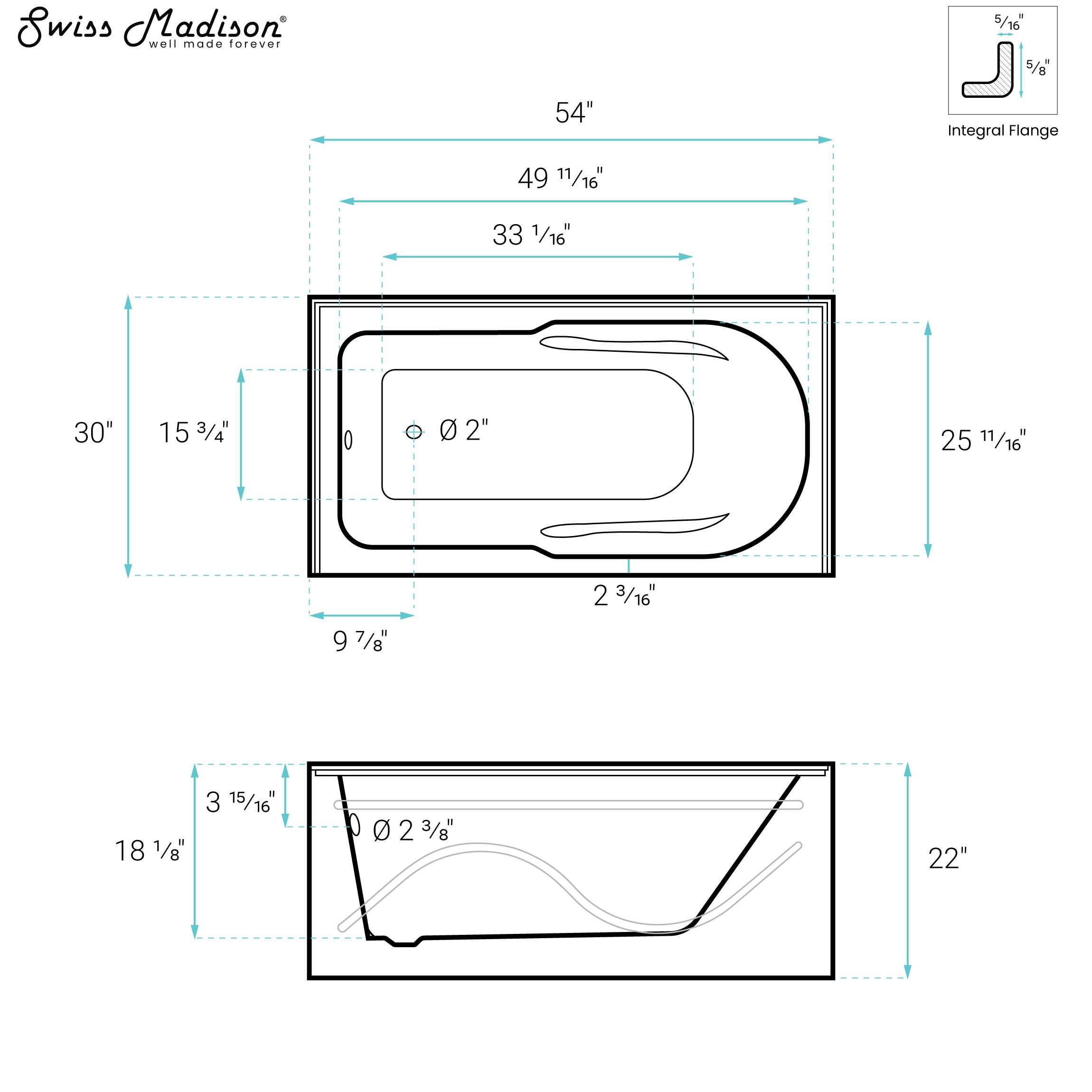 Swiss Madison SM-25-ABDIE03WH bathtubs - View #8
