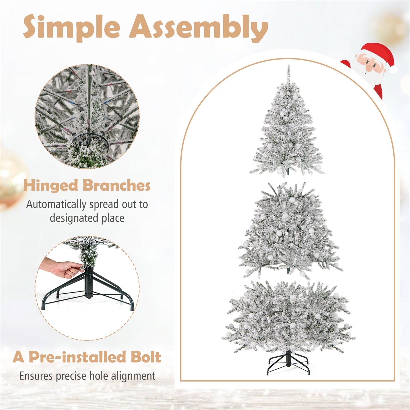 LIVIZA HYJ25270US-M Artificial-Christmas-Trees - View #6