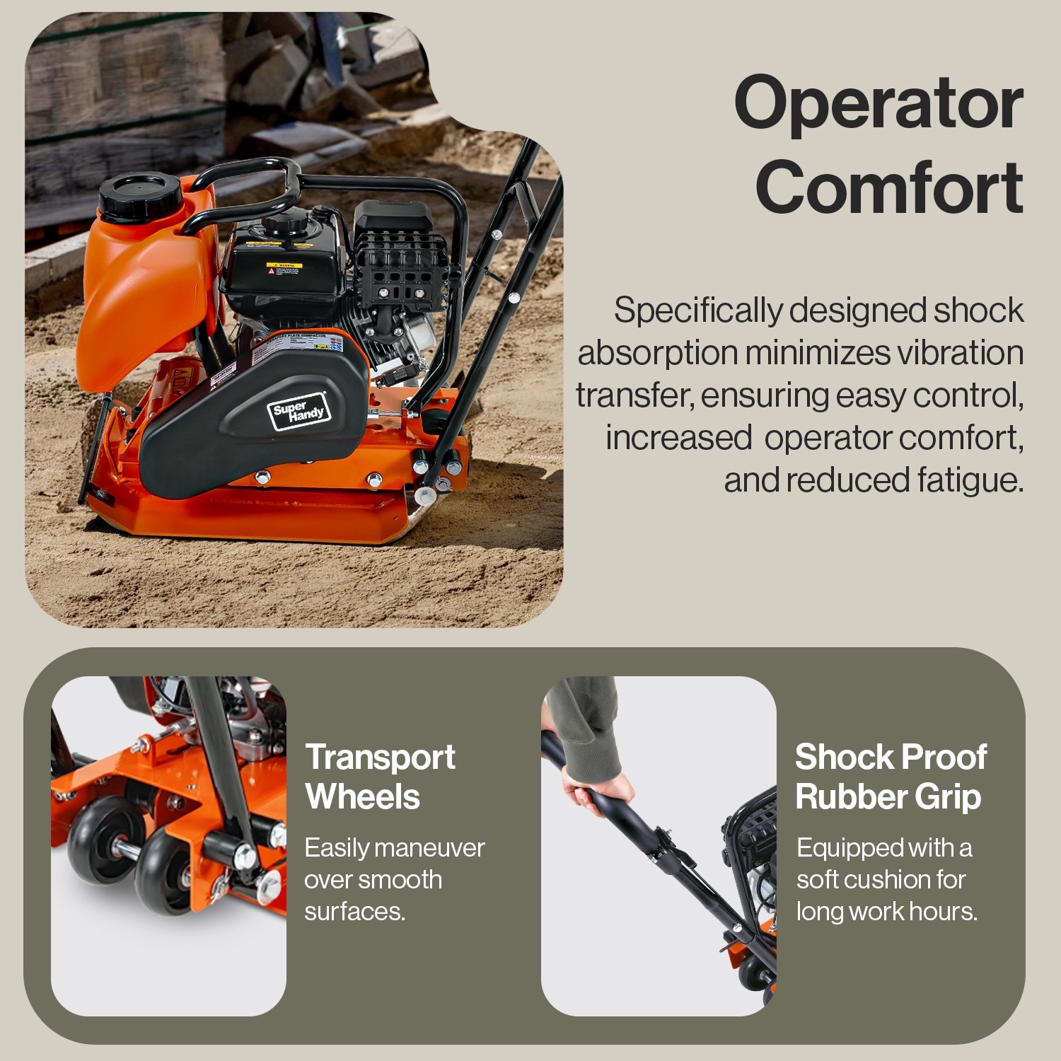 SuperHandy GUO119 Plate-Compactors - View #5