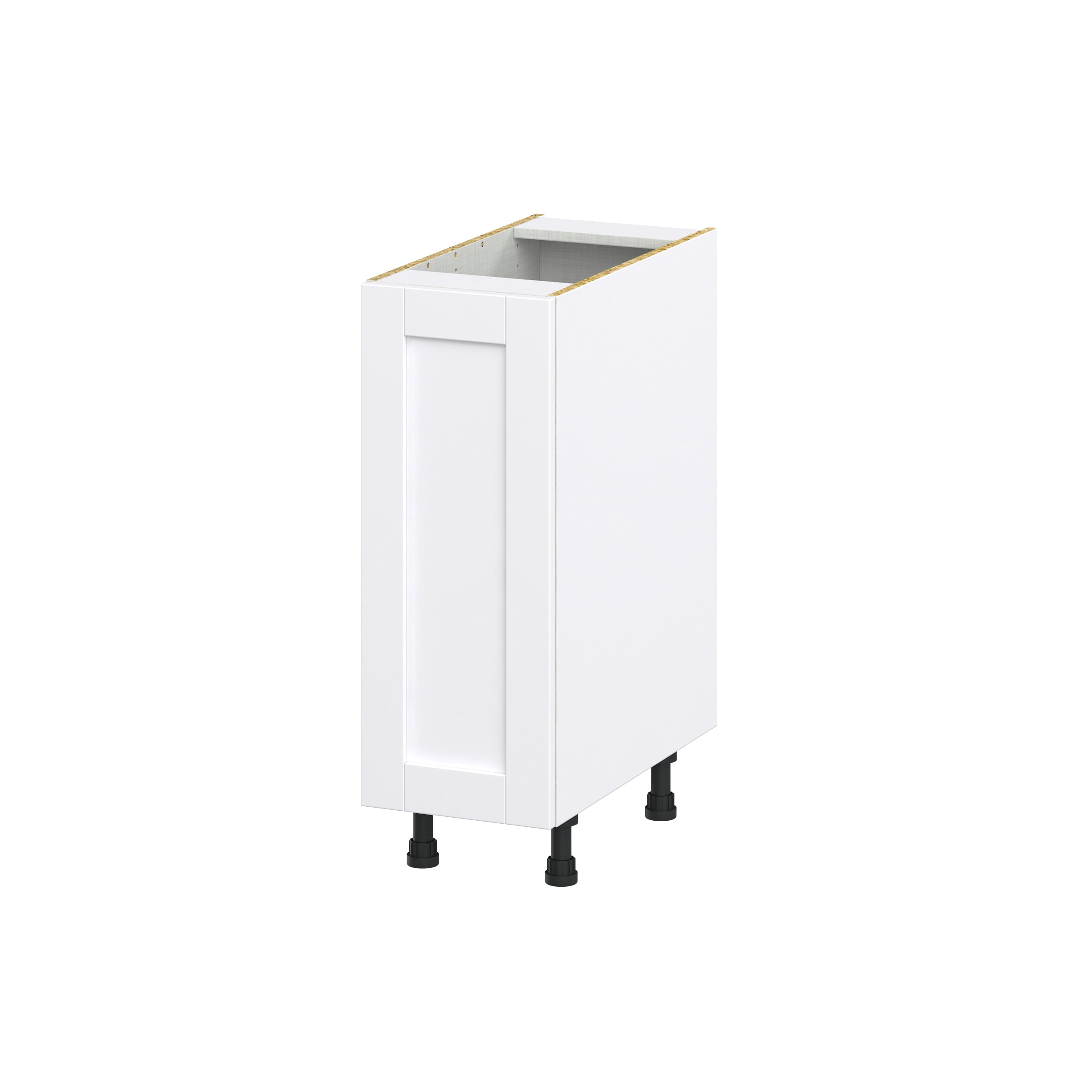 Hugo&Borg Rosemont 12-in W x 34.5-in H x 24-in D Glacier White 3-Drawer Base Fully Assembled Cabinet (Recessed Panel Style)