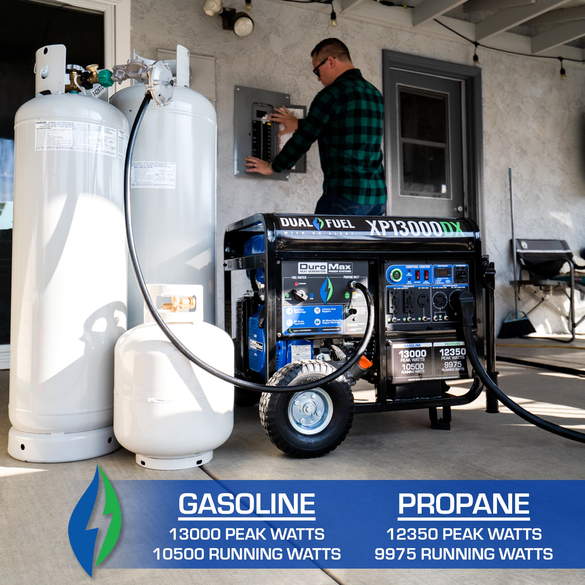 DuroMax XP13000DX Portable-Generators - View #4