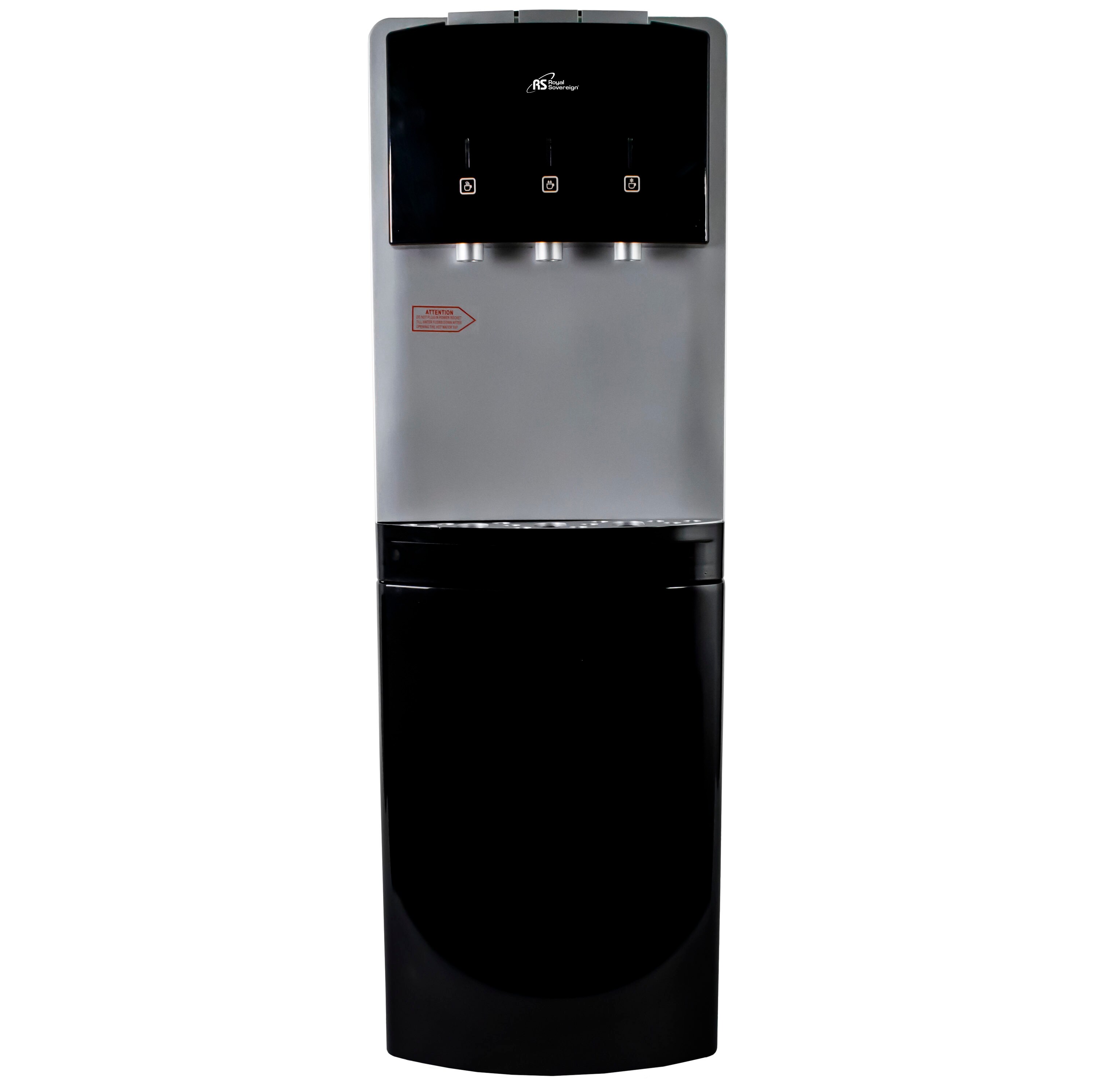 Royal Sovereign Black Countertop Built-In Water Filter Hot and