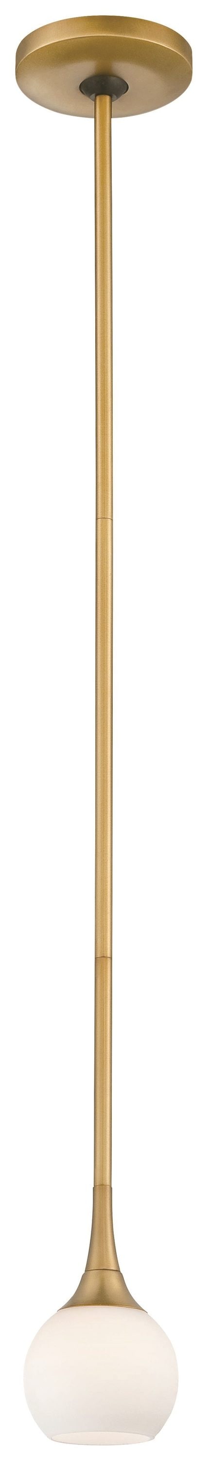 George Kovacs P1801-248 Pontil Honey Gold Modern/contemporary Etched glass Dome Mini Hanging Pendant light