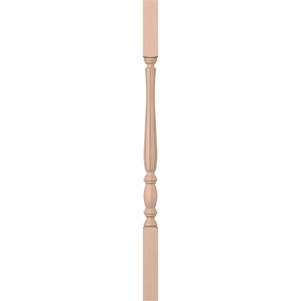 L.J. Smith Stair Systems LJF-2105-M 34 34-in x 1.75-in Unfinished Maple Square Top Stair Baluster