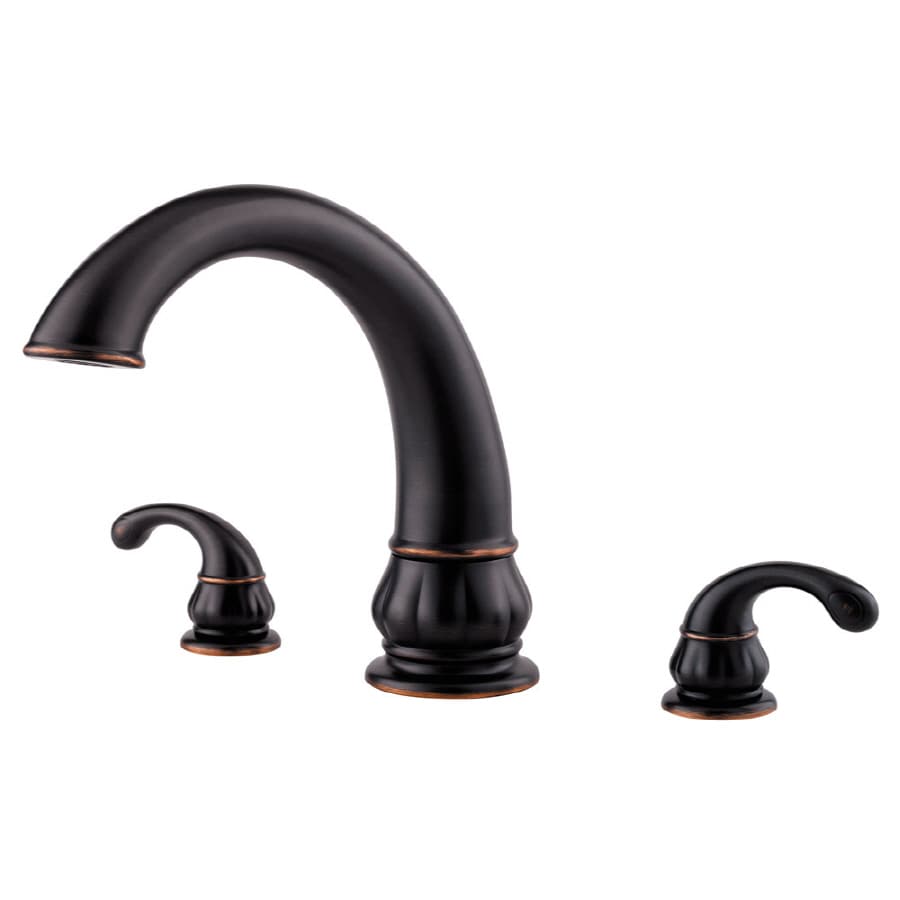 Pfister Treviso Tuscan Bronze 2 Handle Deck Mount High Arc Bathtub Faucet At 3630