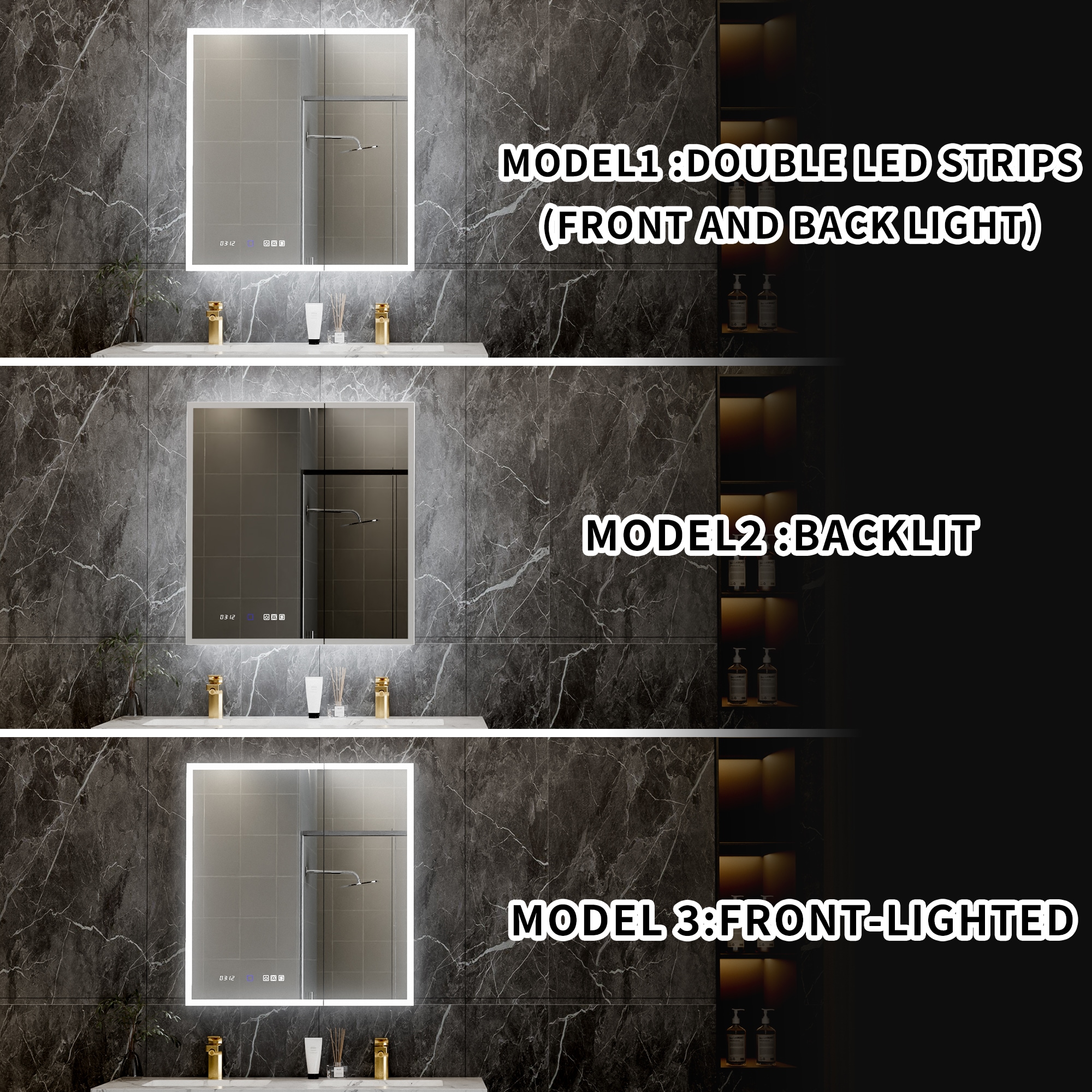 AAZJ JDEX-V12MED3032 Bathroom-Medicine-Cabinets - View #6