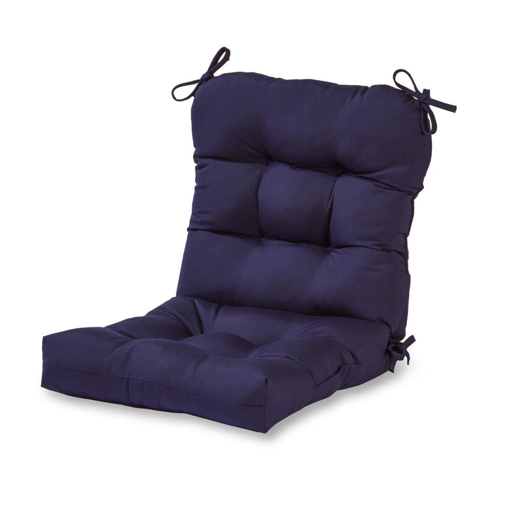 Greendale Home Fashions 20 Outdoor Chair Cushion Sunbrella Fabric Navy