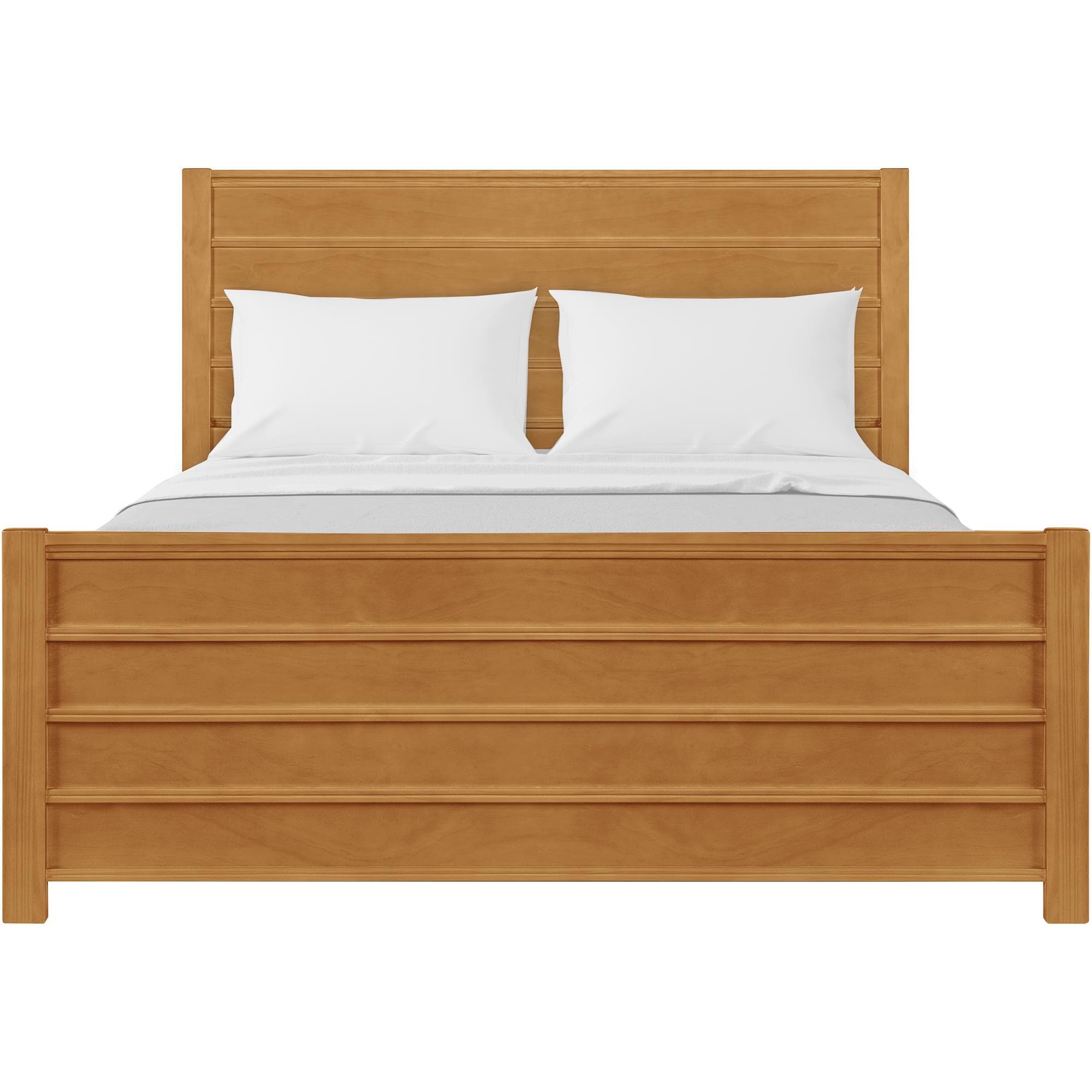 Camden Isle 116632 Caroline Oak Queen Wood Platform Bed