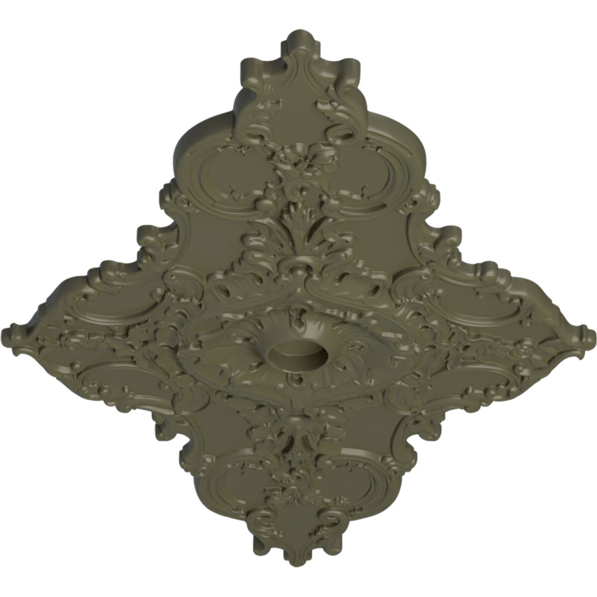 Ekena Millwork CM70X43MLPTF Ceiling-Medallions - View #2