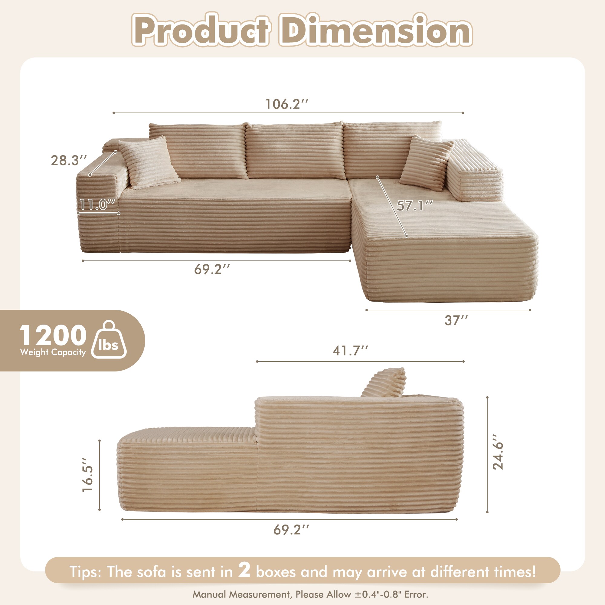 weaxty HMB2V240R Sofas-Loveseats - View #2