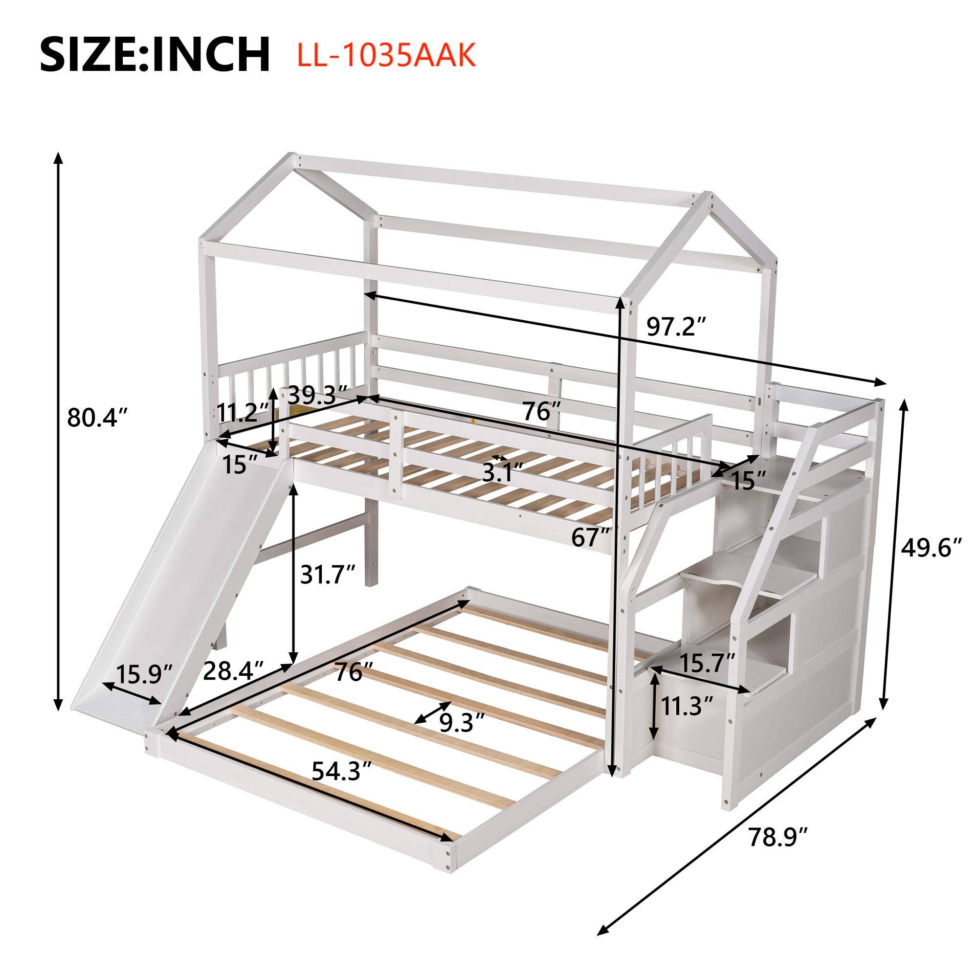 Yiekholo LL-1035AAK Bunk-Beds - View #8