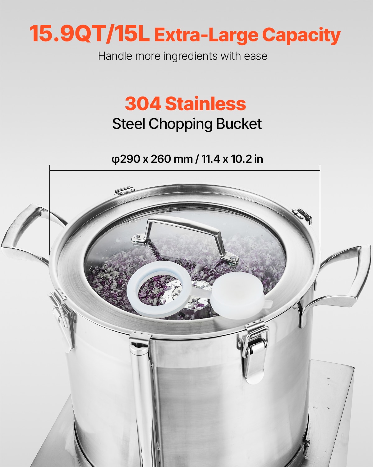 VEVOR SCSYSPQSJ15L06312V1 Food-Slicers - View #3