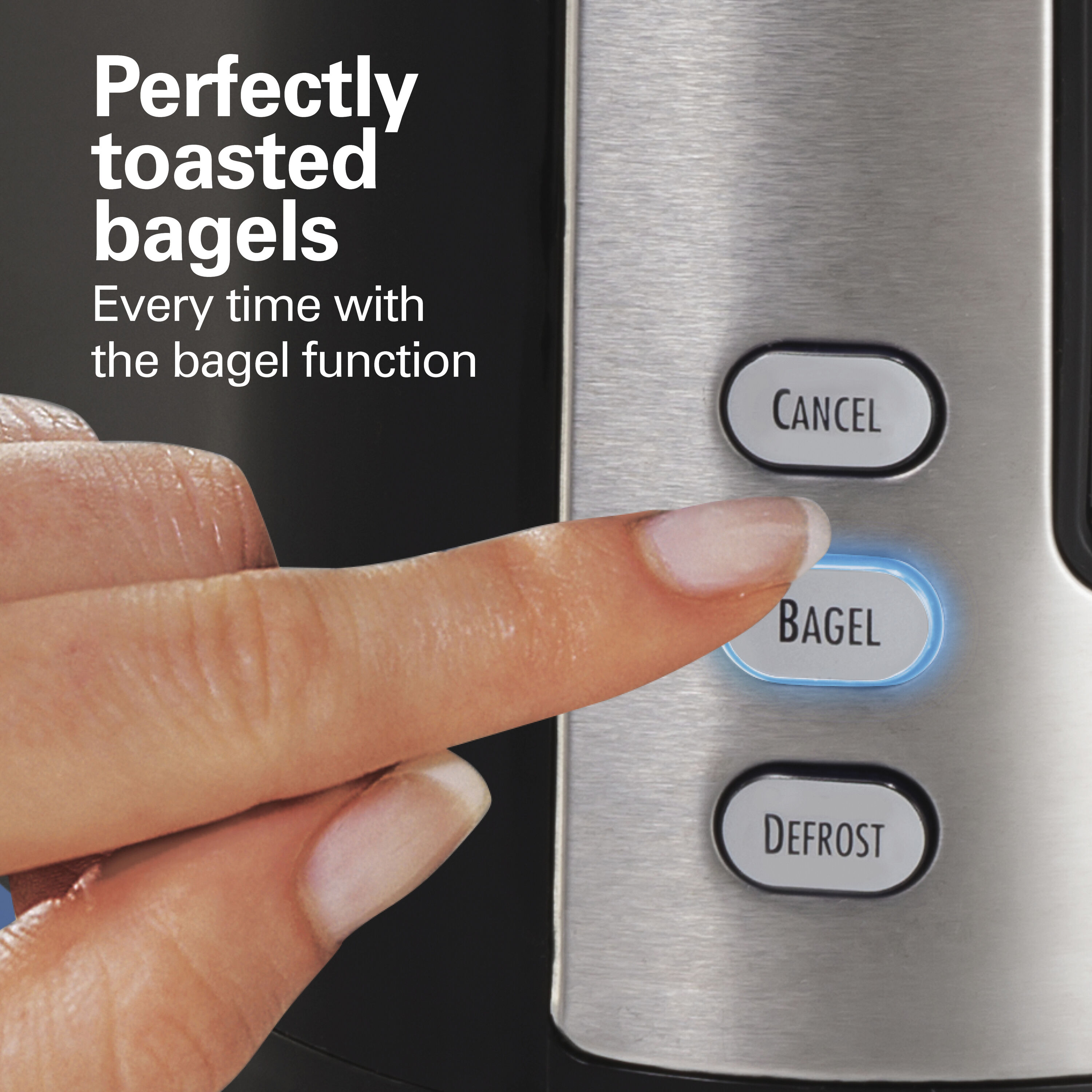 Stainless Steel 4-Slice Toaster with Extra-Wide Slots
