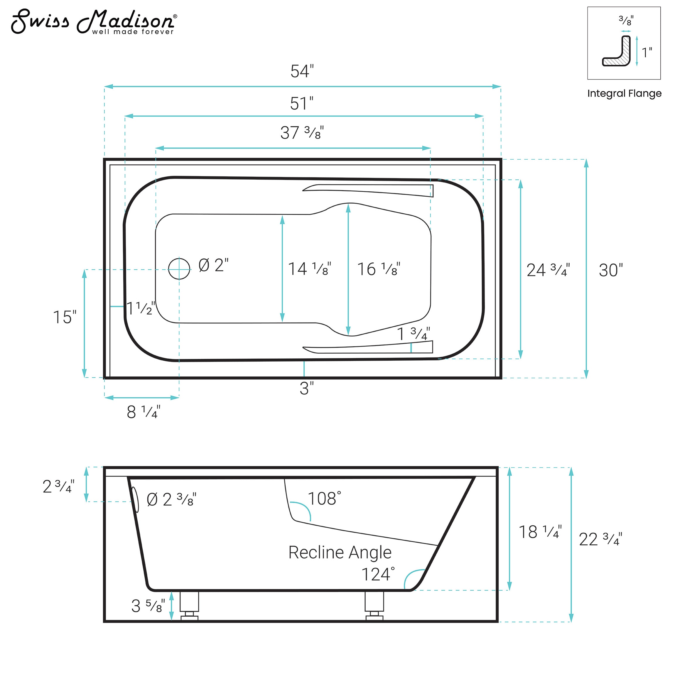 Swiss Madison SM-25-ABLAU31BK bathtubs - View #8