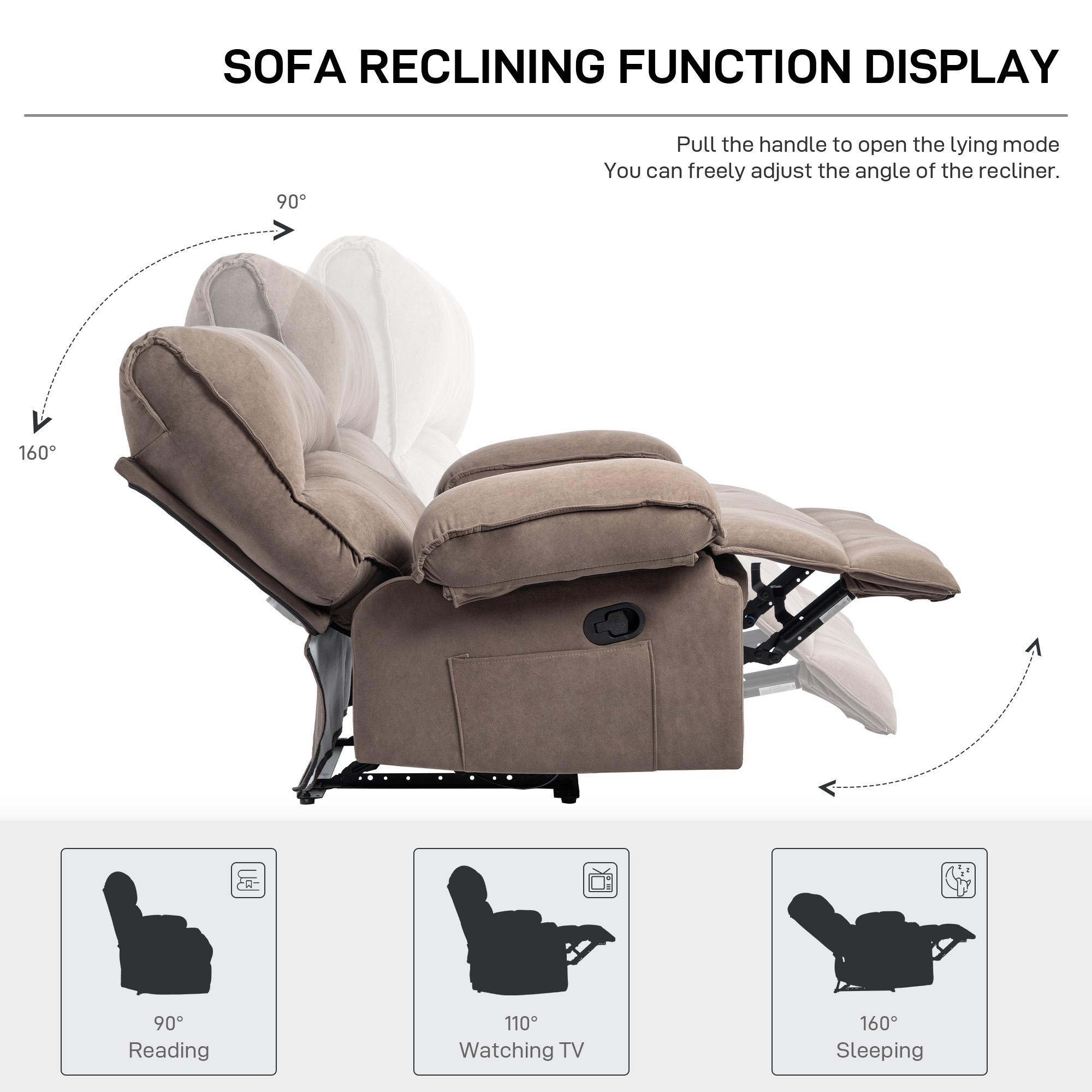 WELLFOR CAN-RD040 recliners - View #5