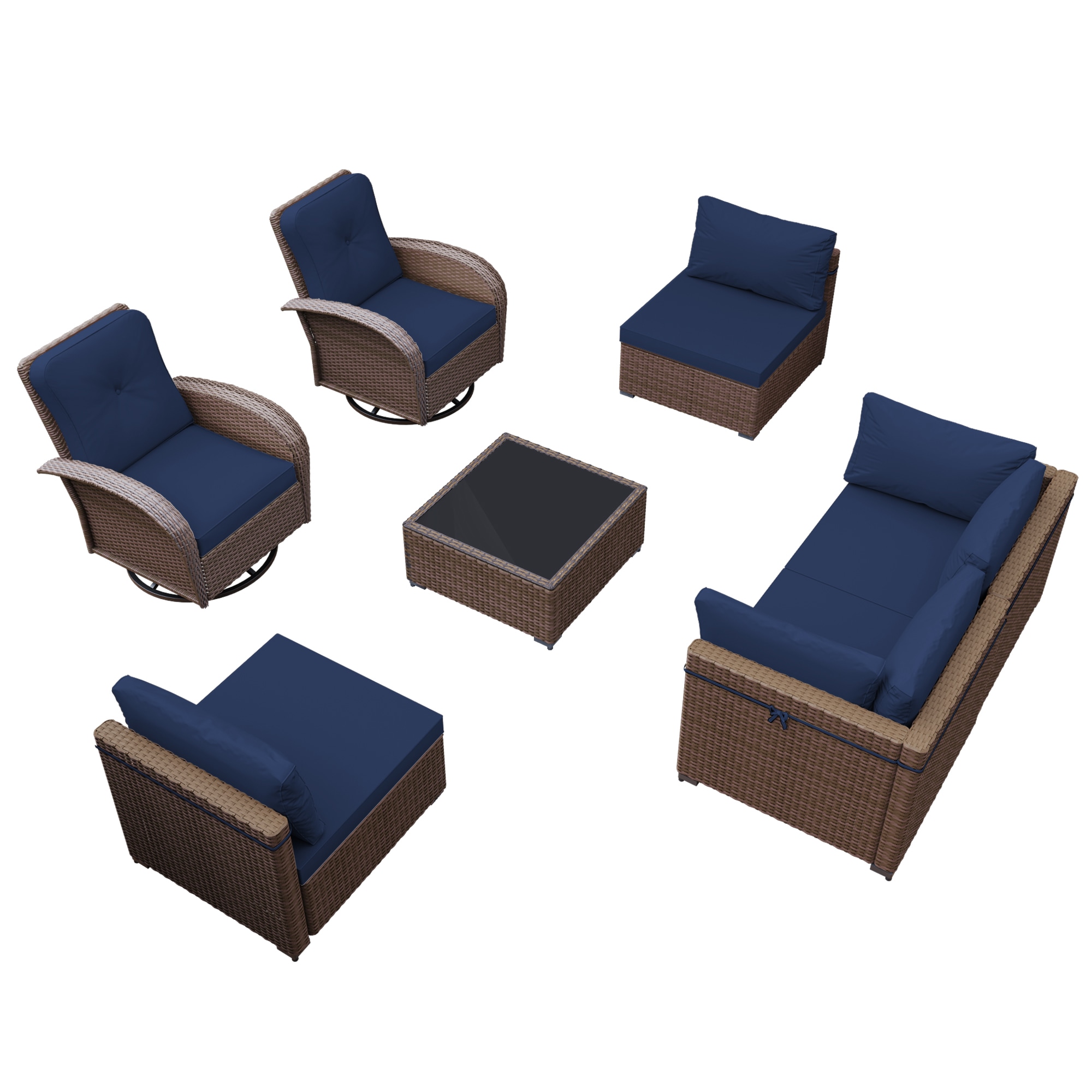 UPHA PL-CZY11-Z2 Patio-Conversation-Sets - View #2