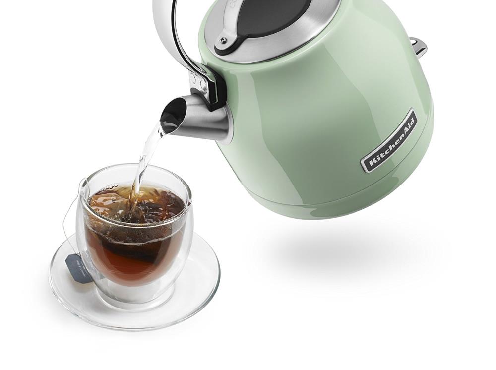 KitchenAid Pistachio 5-Cup Corded Manual Electric Kettle at