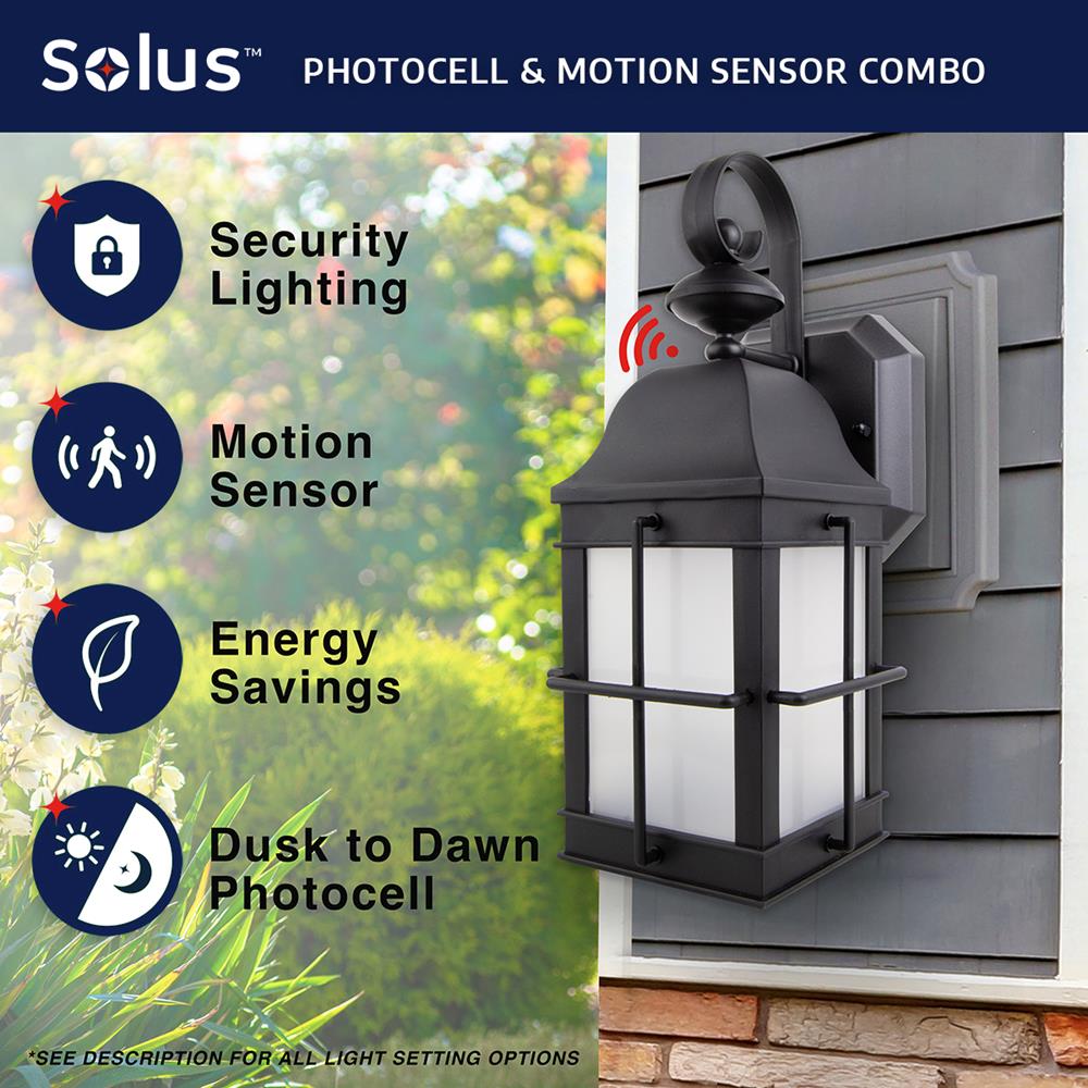 Solus WM-241VF-BK-S Outdoor-Wall-Lighting - View #3