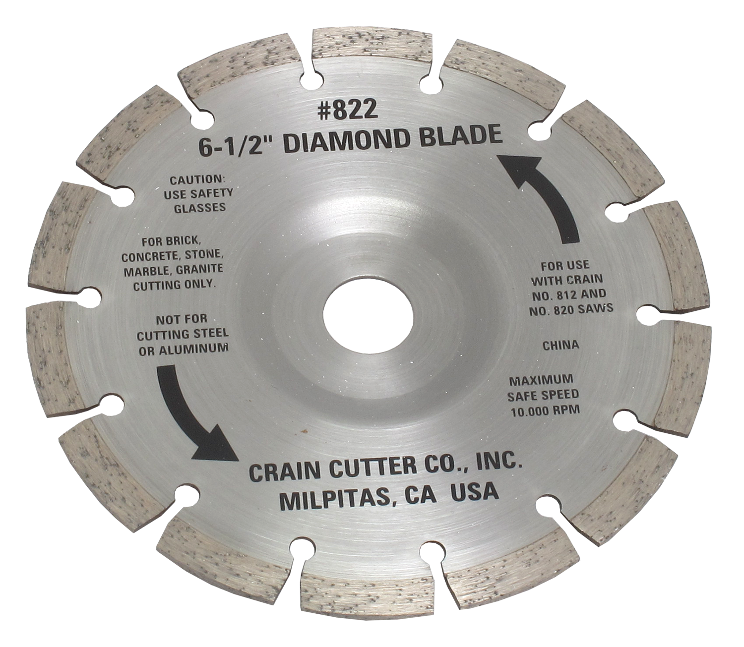 10 Diameter - Diamond Tipped Saw Blade – Global Tooling & Supply
