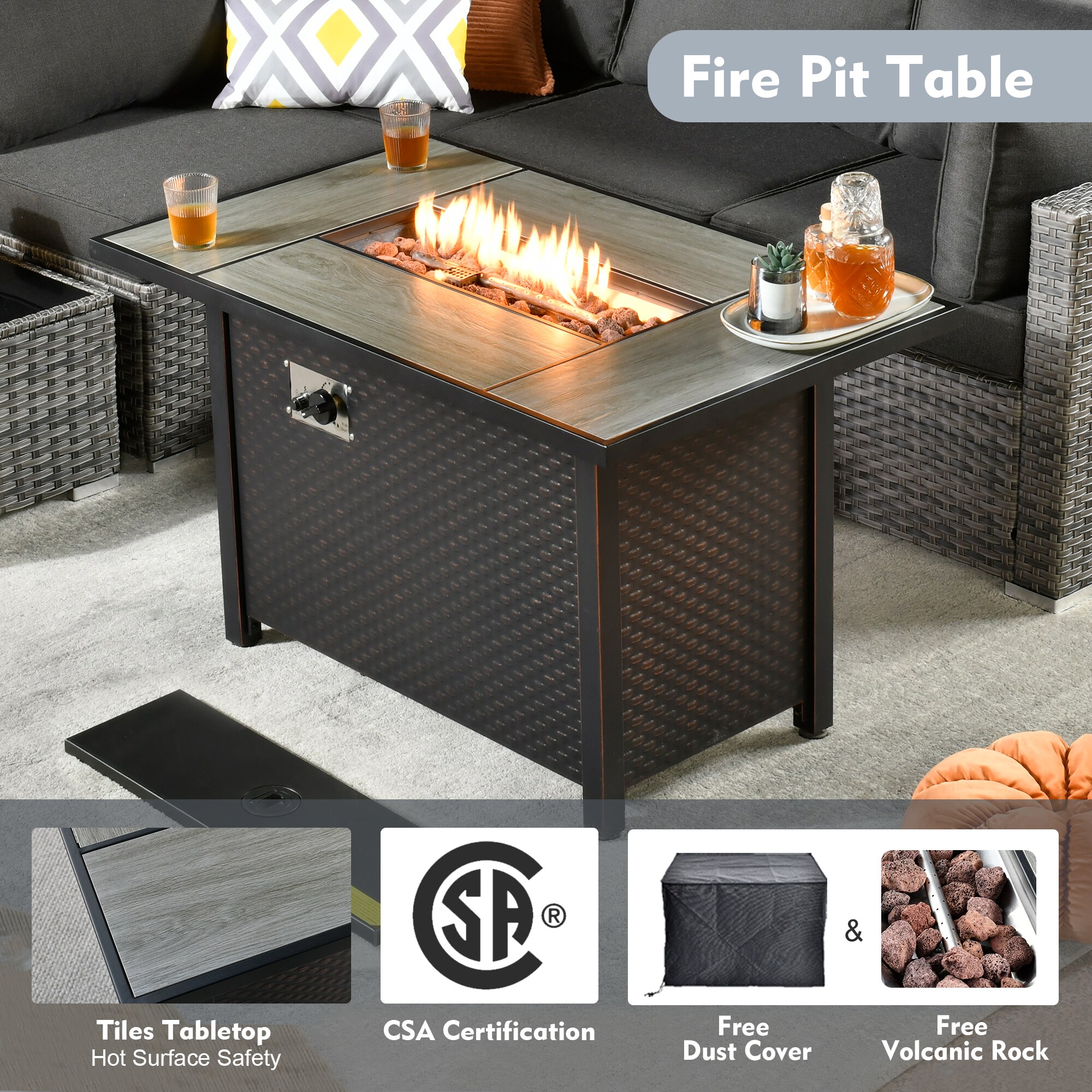 weaxty DCFP03RRS1010 Patio-Conversation-Sets - View #2