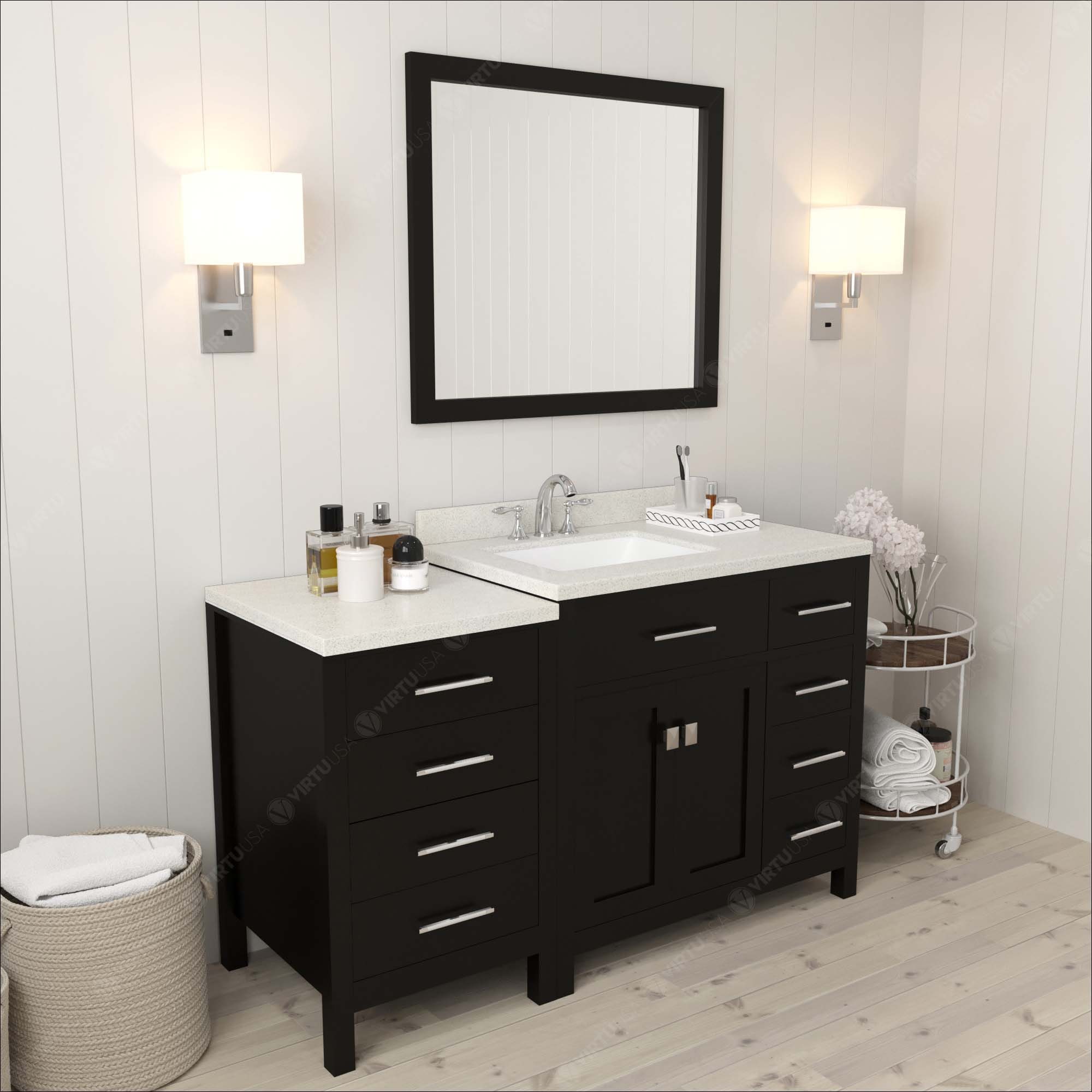 Virtu USA MS2157RDWQSQES002 Bath-Vanity-Combo - View #3