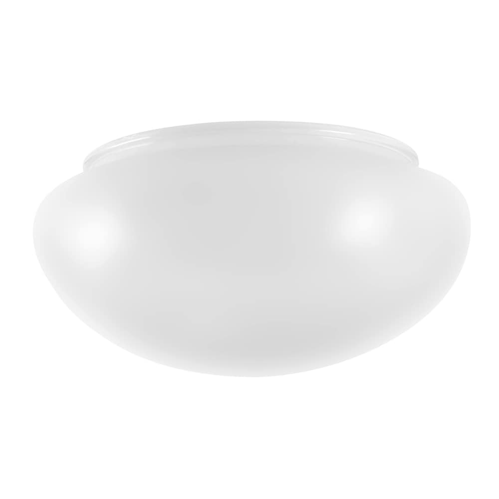 Litex 3.75-in H 7.6-in W White Globe Ceiling Fan Light Shade 