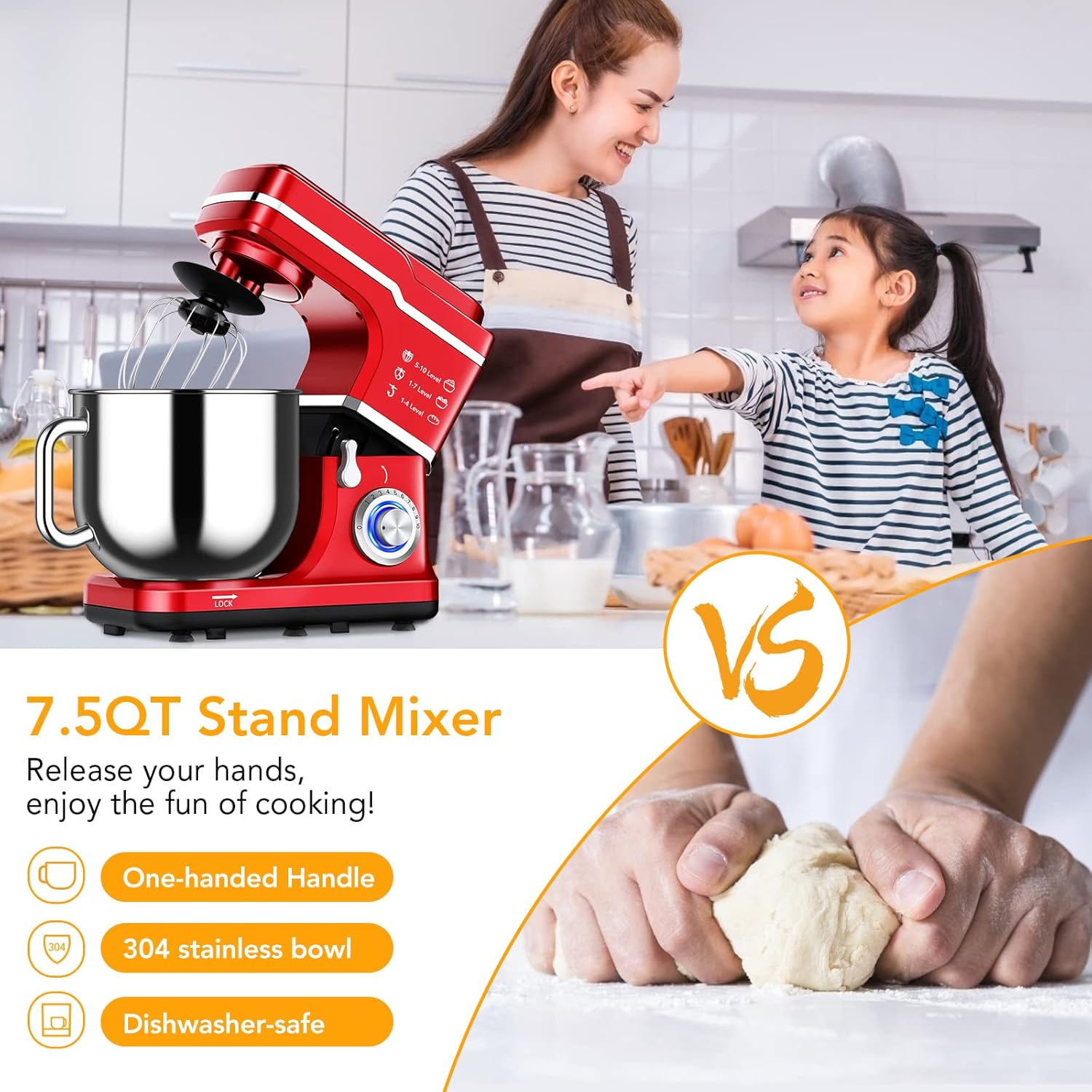 Garvee LHF-AL-PHO-0PQZFL52 Stand-Mixers - View #3