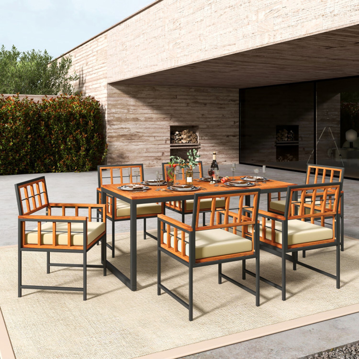 Dimakai DK-XG180DFE9 Patio-Dining-Sets - View #3
