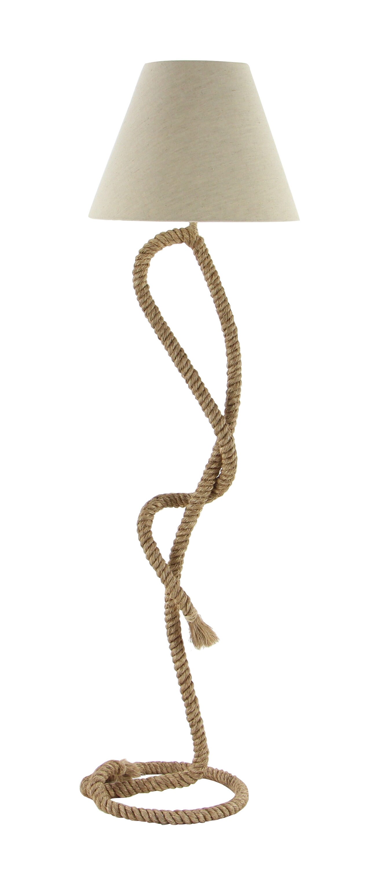 twisted rope floor lamp