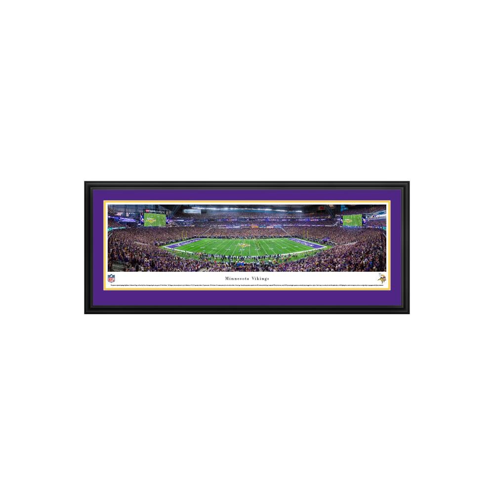 5 Panel Minnesota Vikings Wall Art Cheap For Living Room Wall