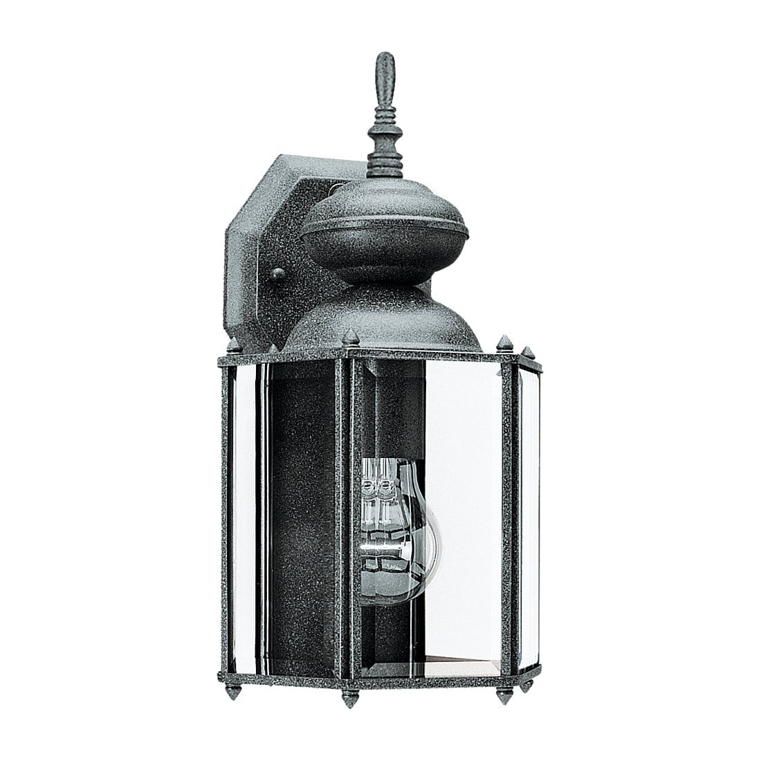 Generation Lighting 8509-12 Classico 1 -Light 12.25-in H Black Hardwired Outdoor Wall Light
