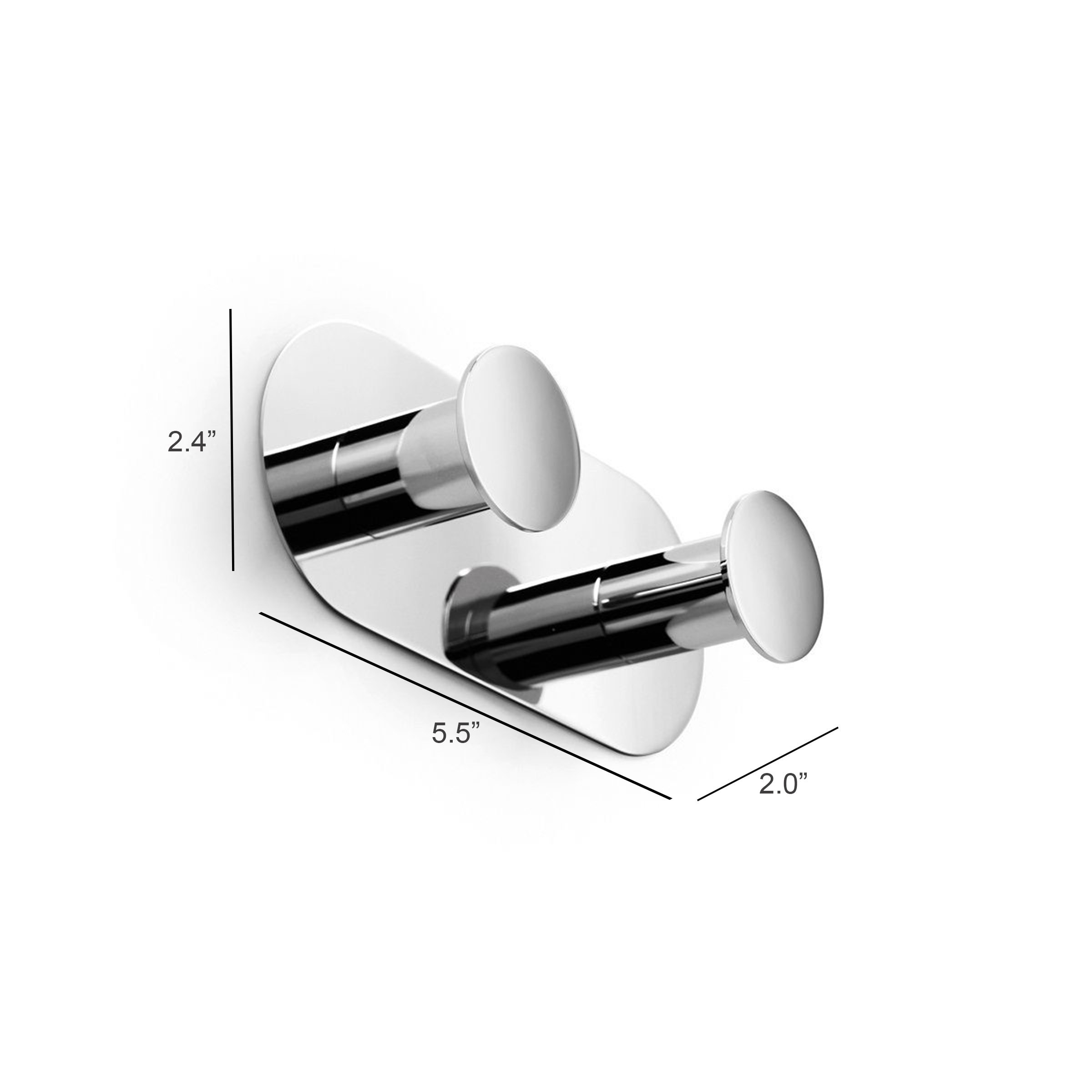 WS Bath Collections NAPIE 53082.29 Robe-Hooks - View #2