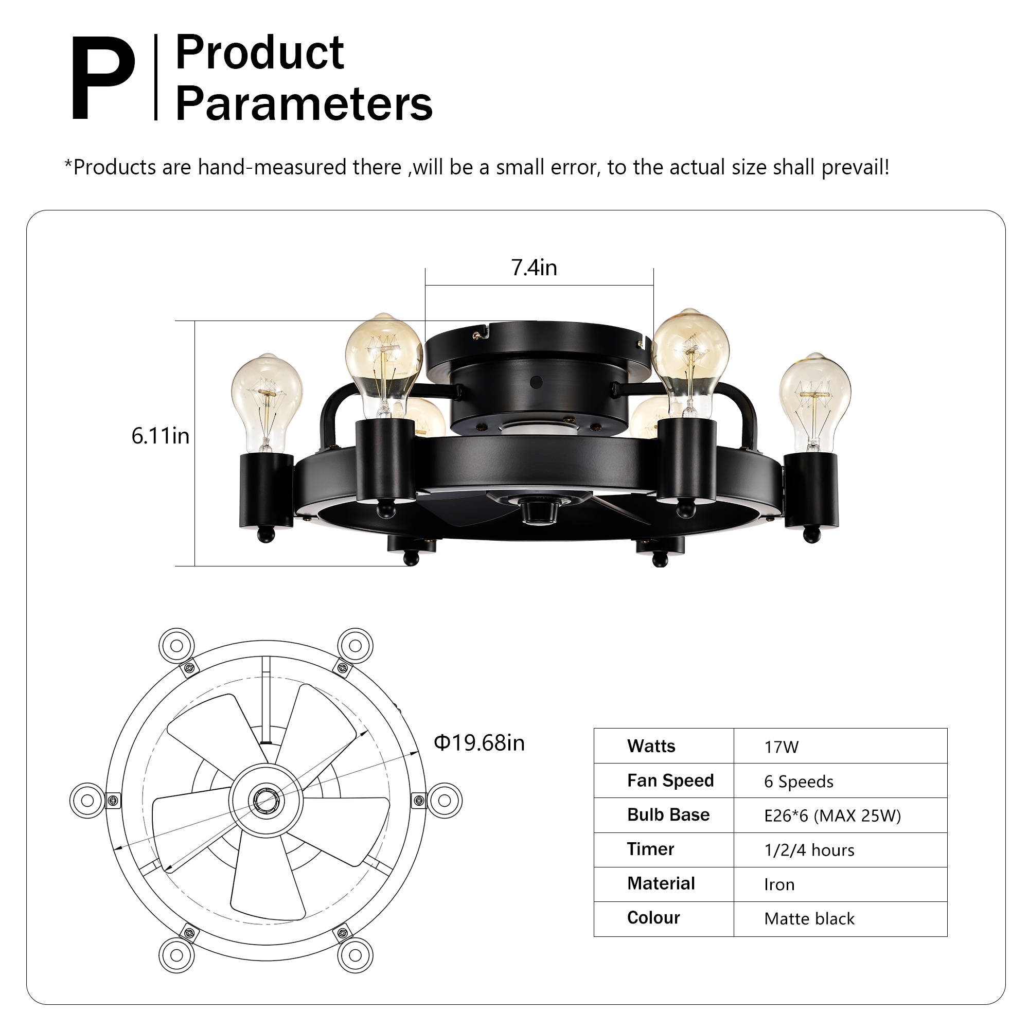 Bayfeve BFGBK-20352-CF Ceiling-Fans - View #5