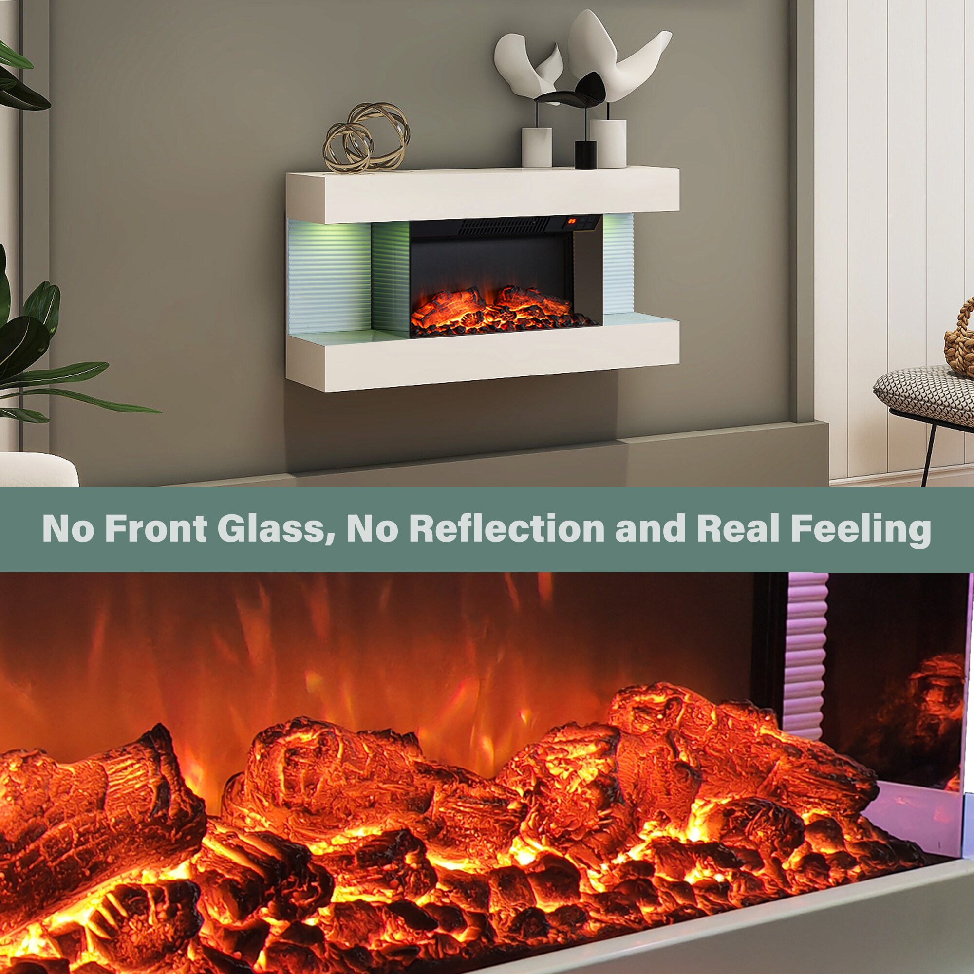 Mondawe OR-M6840B-TR Electric-Fireplaces - View #12