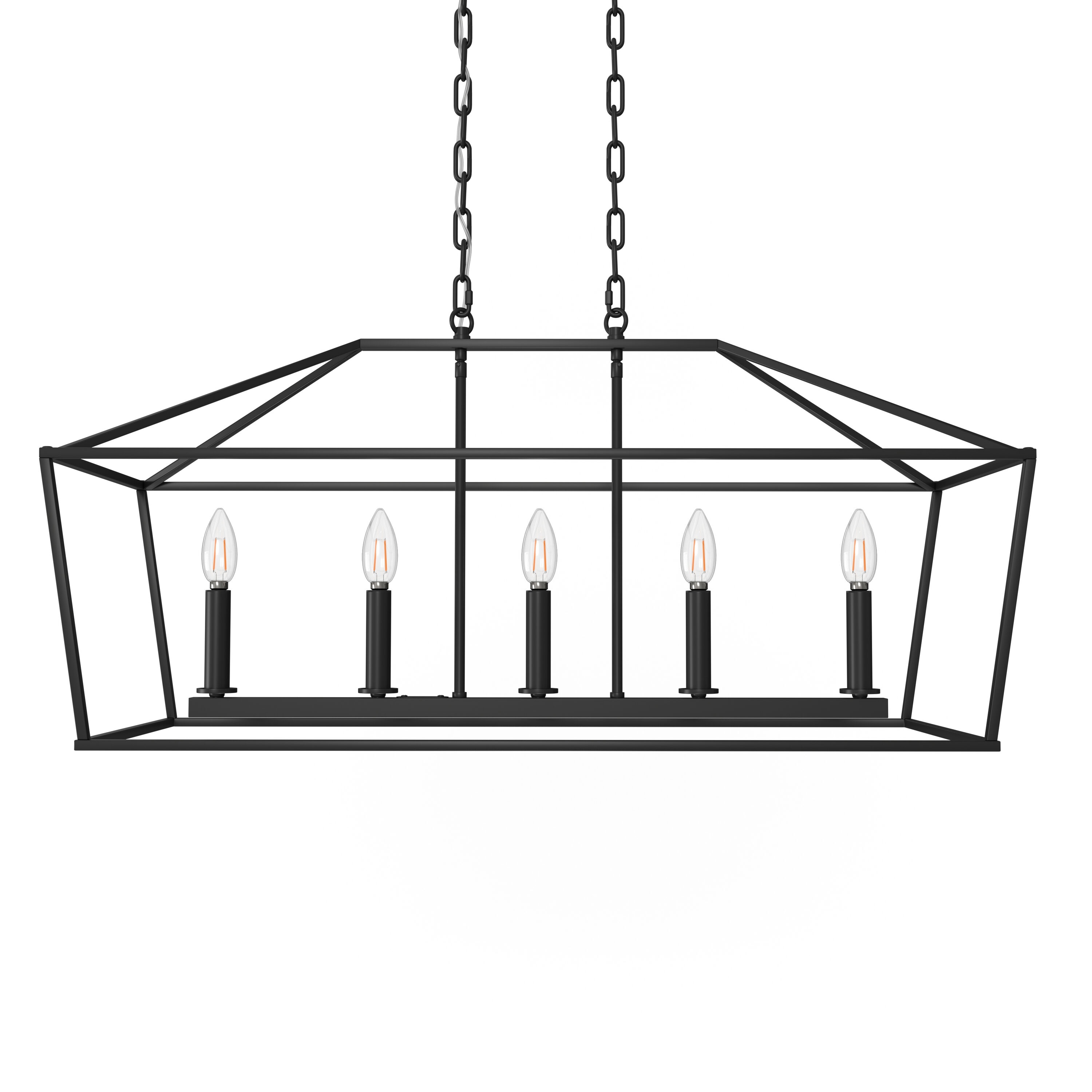 allen + roth CH31-5MBK Pendant-Lights - View #6