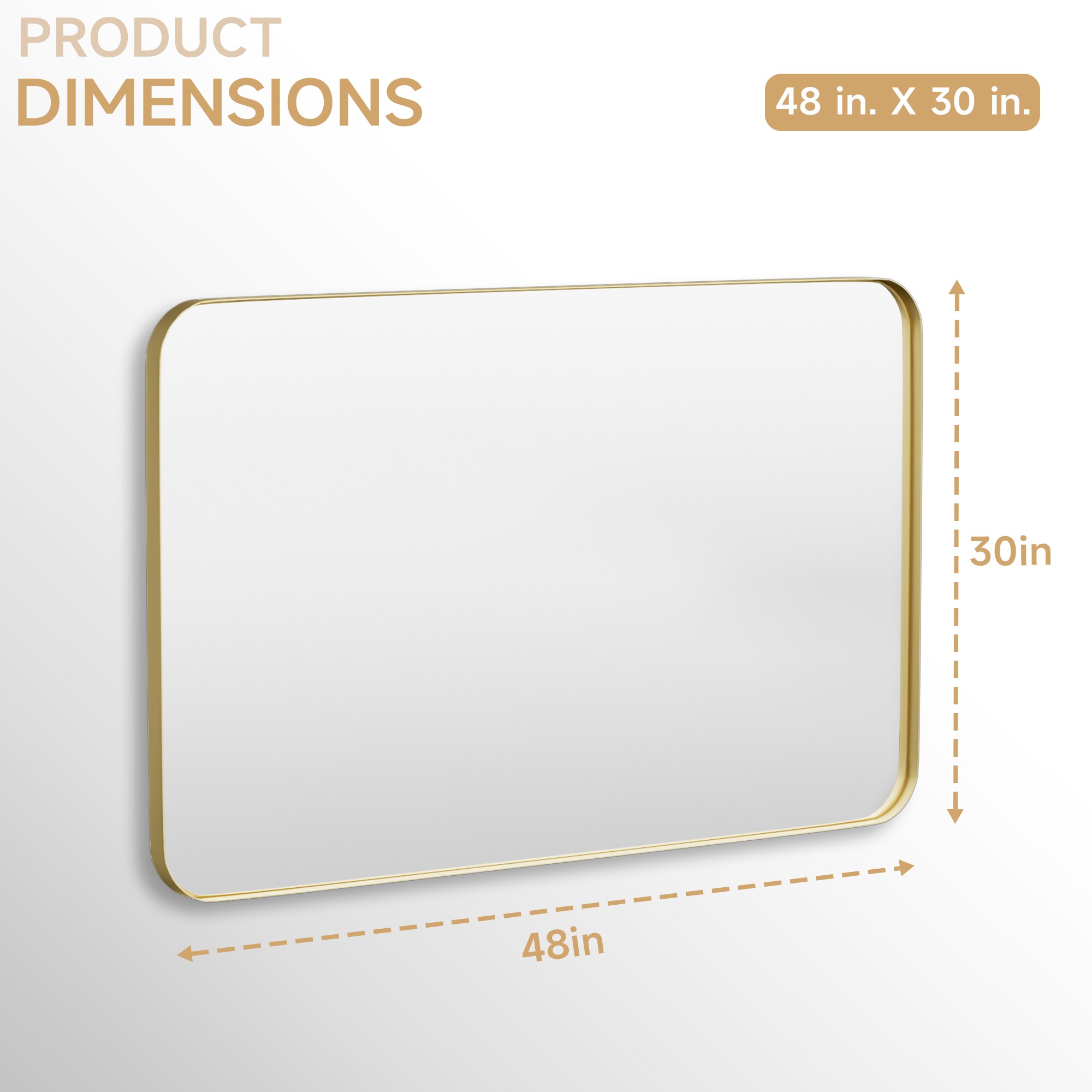 FurniFusion SF-Y-4830-G Decor-Mirrors - View #10