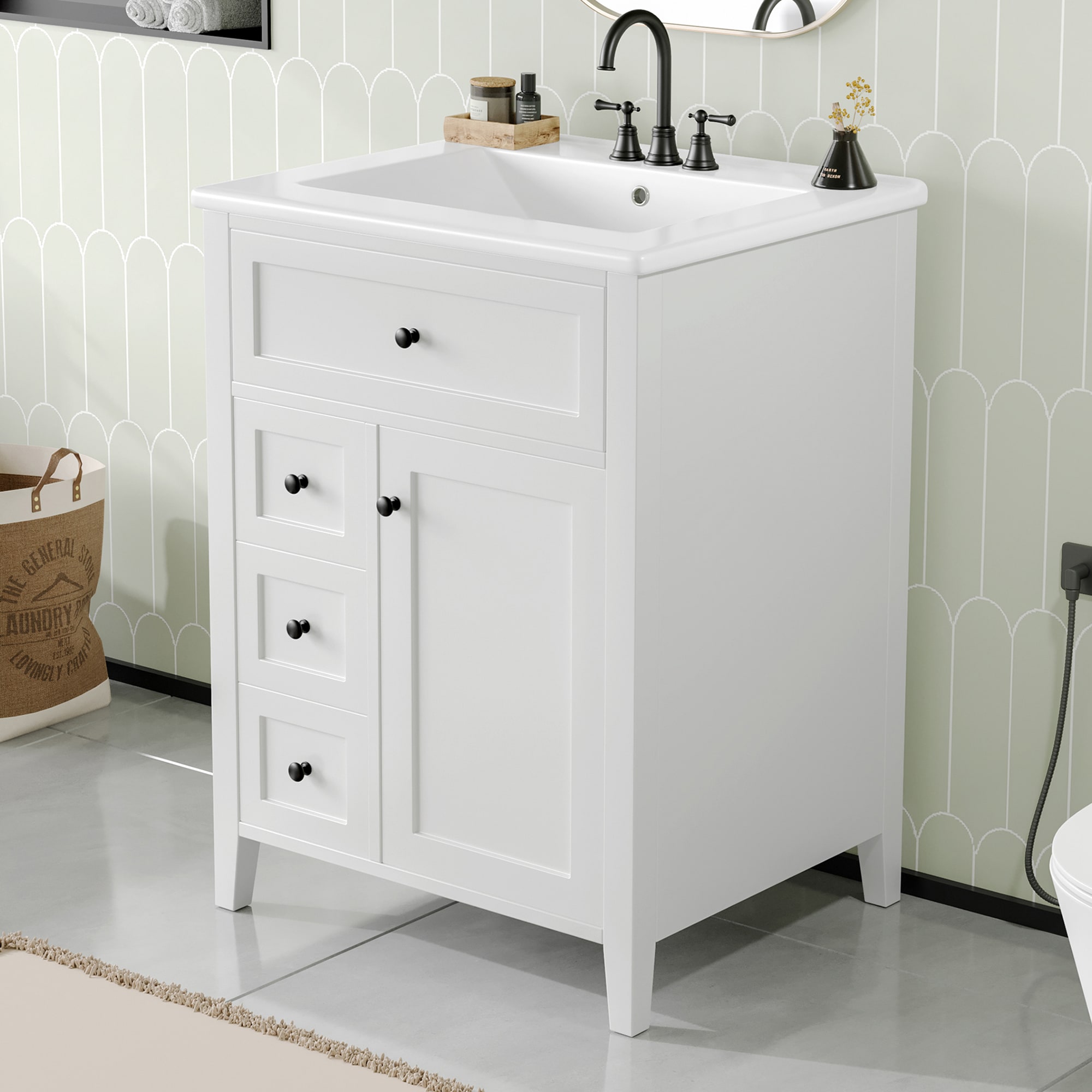 WELLFOR WA-MBF-7236 Bath-Vanity-Combo - View #3
