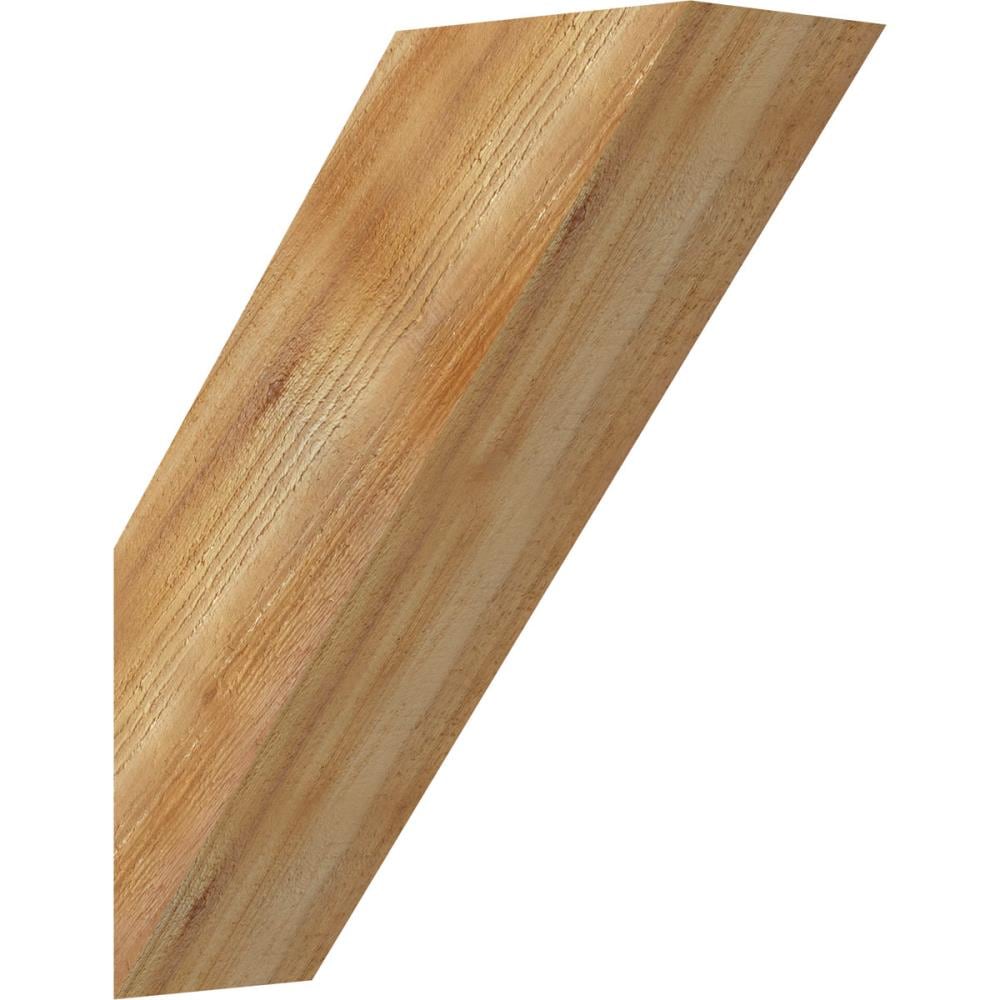 Ekena Millwork BRC06X16X20TRA00RWR 6-in x 16-in x 20-in Western Red Cedar Unfinished Wood Traditional rough sawn