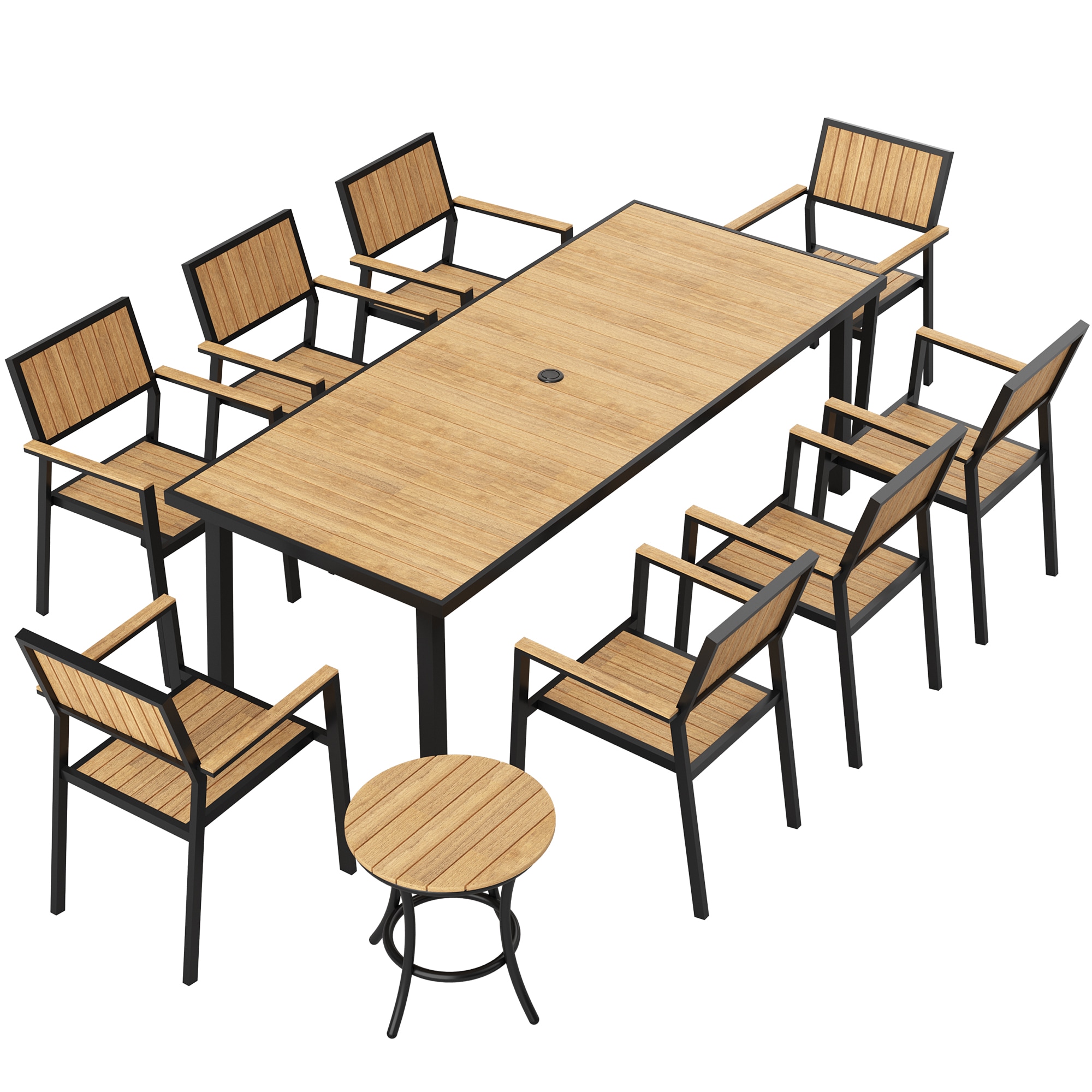 PamaPic TB-SM-CZ-10-HC-WL1 Patio-Dining-Sets - View #3