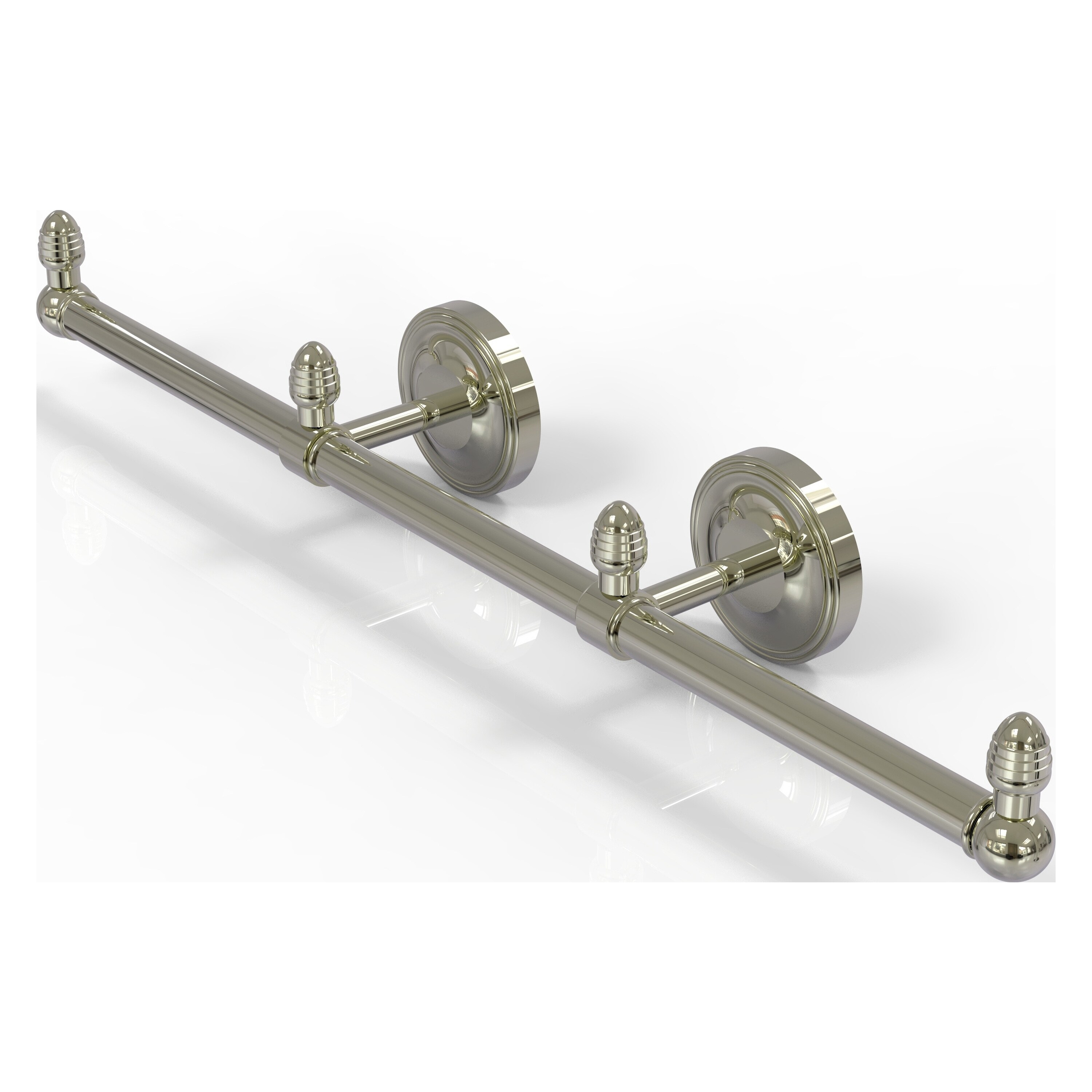 Allied Brass BPPR-HTB-3-PNI Prestige Regal 22-in double Polished Nickel Wall mount Double Towel Bar