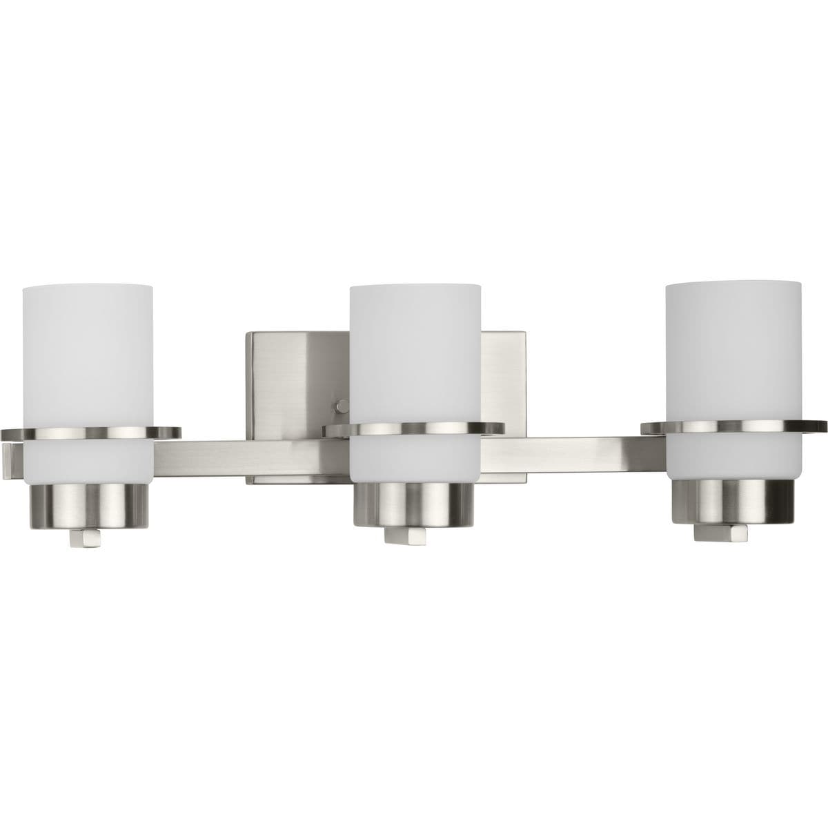 Progress Lighting P300415-009 Reiss 5.75-in 3 -Light Brushed Nickel Modern/contemporary Vanity light