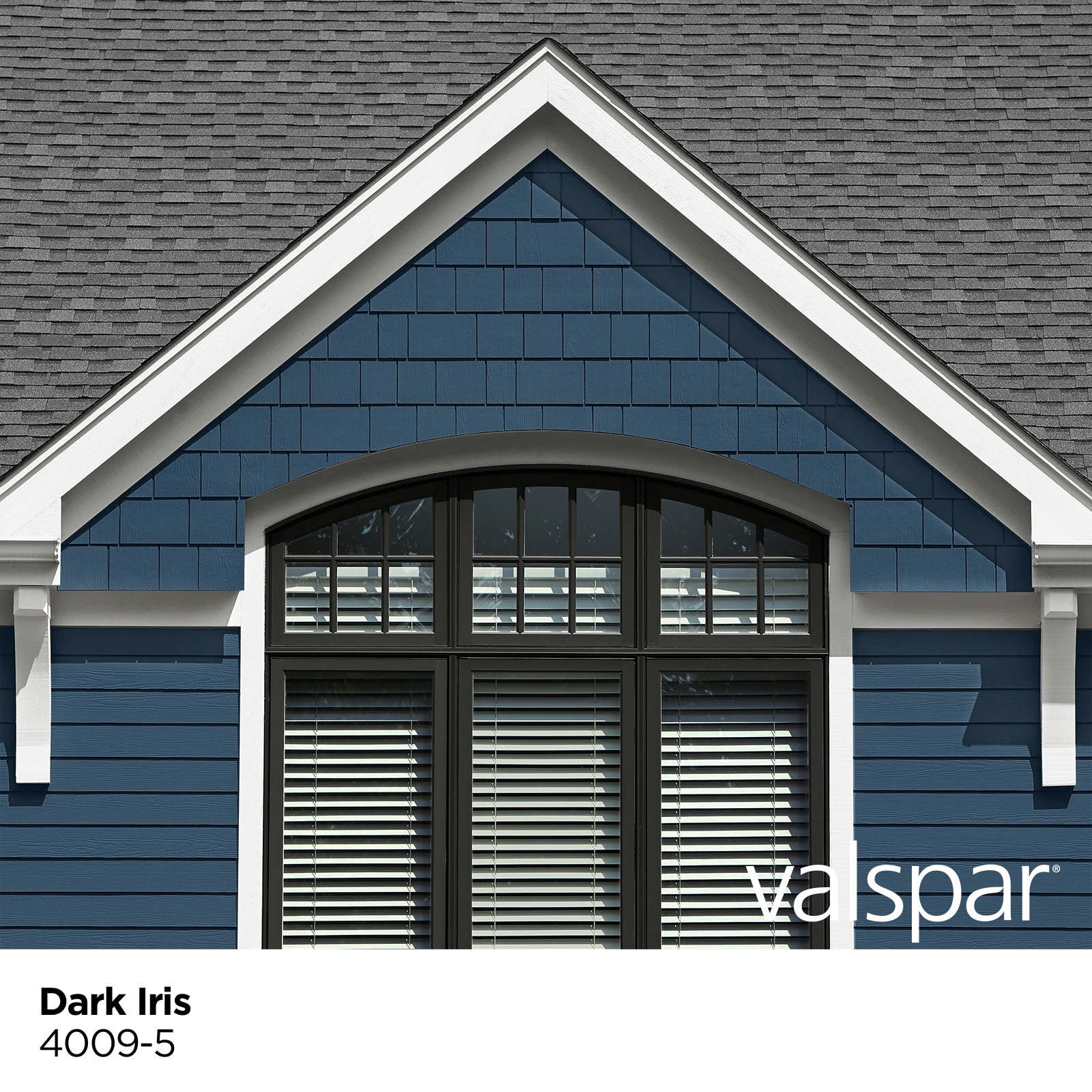 Valspar Duramax Semi-gloss Dark Iris 4009-5 Latex Exterior Paint + Primer  (1-Gallon) at 