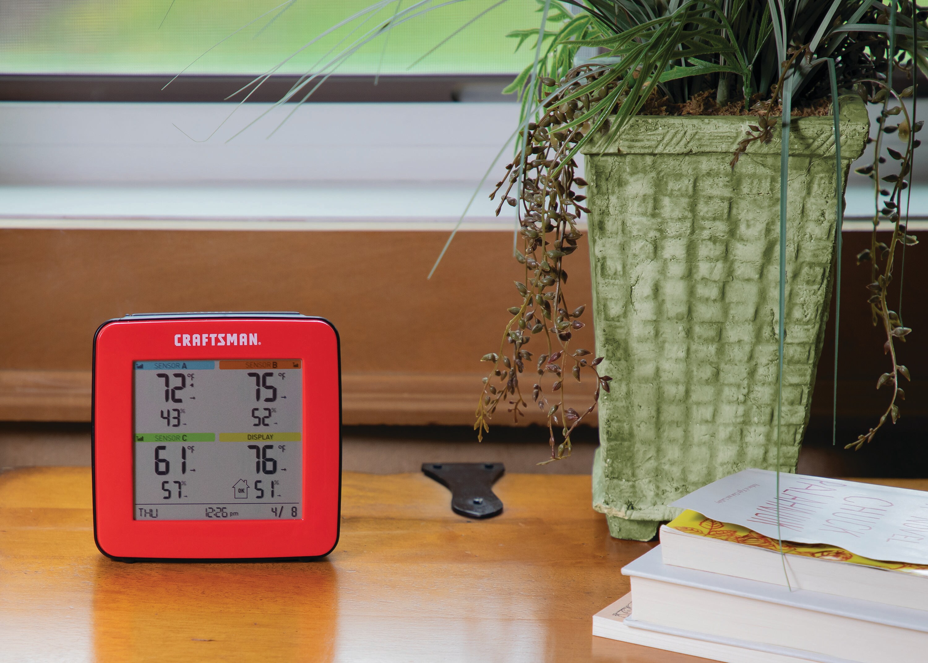 CRAFTSMAN Digital Weather Station with Wireless Outdoor Sensor in the  Digital Weather Stations department at